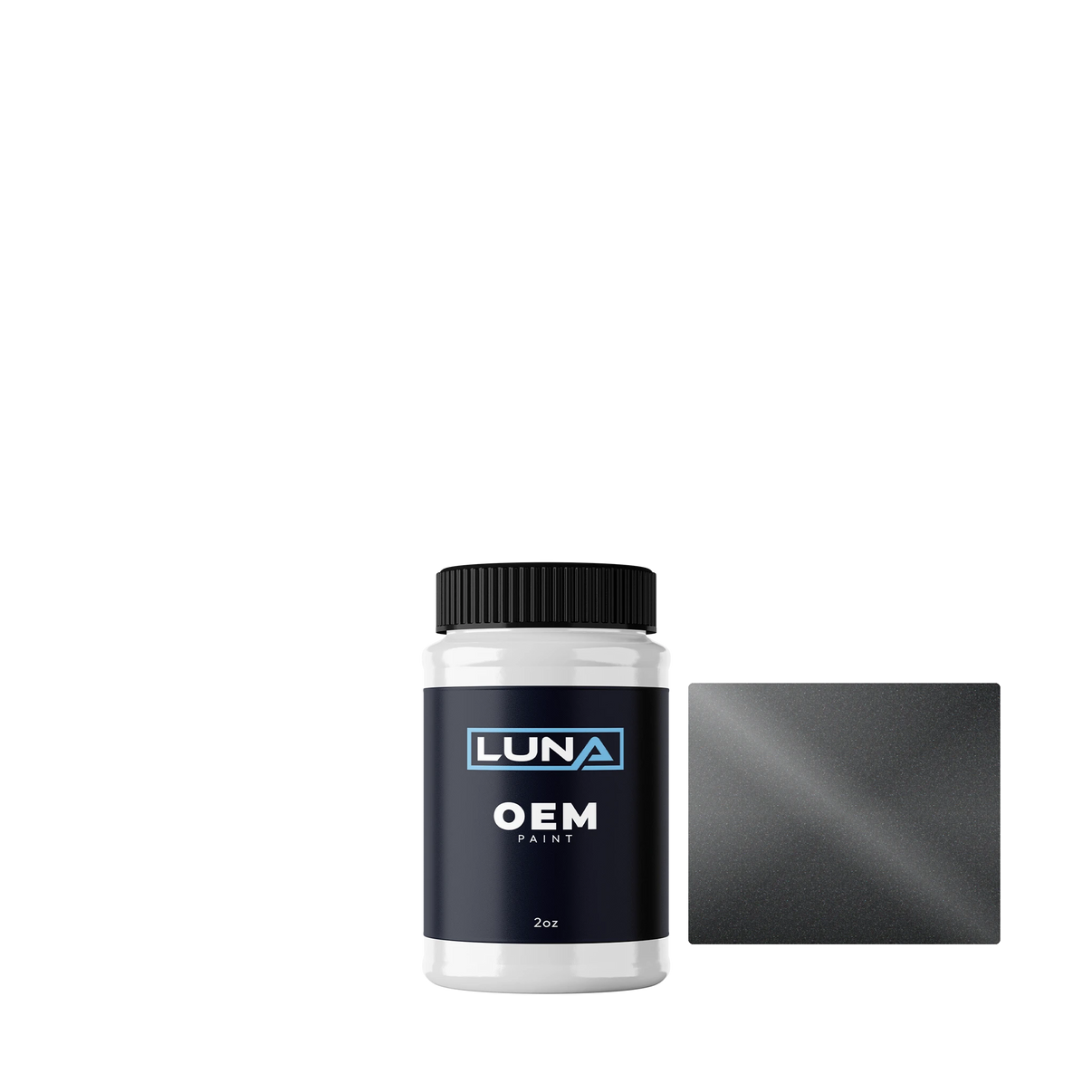 Honda Motorcycle Mucular Grey M. Mat NH300M | Luna OEM Basecoat - 2oz Touch Up Bottle w/ Brush