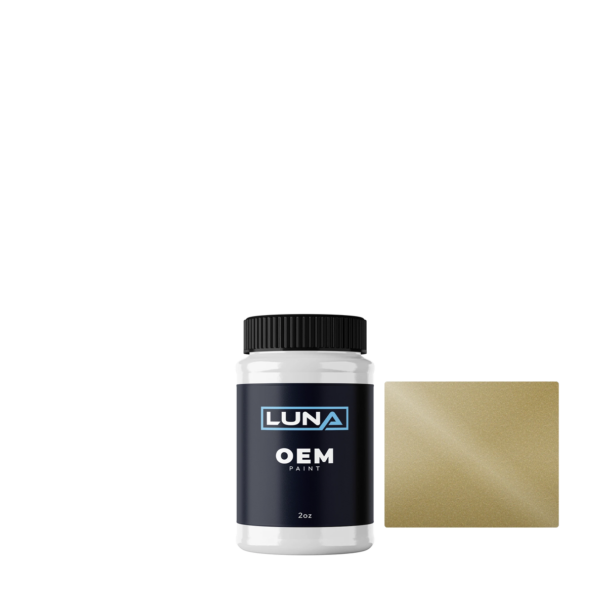 Ford Australia Citrus Gold M. CG | Luna OEM Basecoat - 2oz Touch Up Bottle w/ Brush