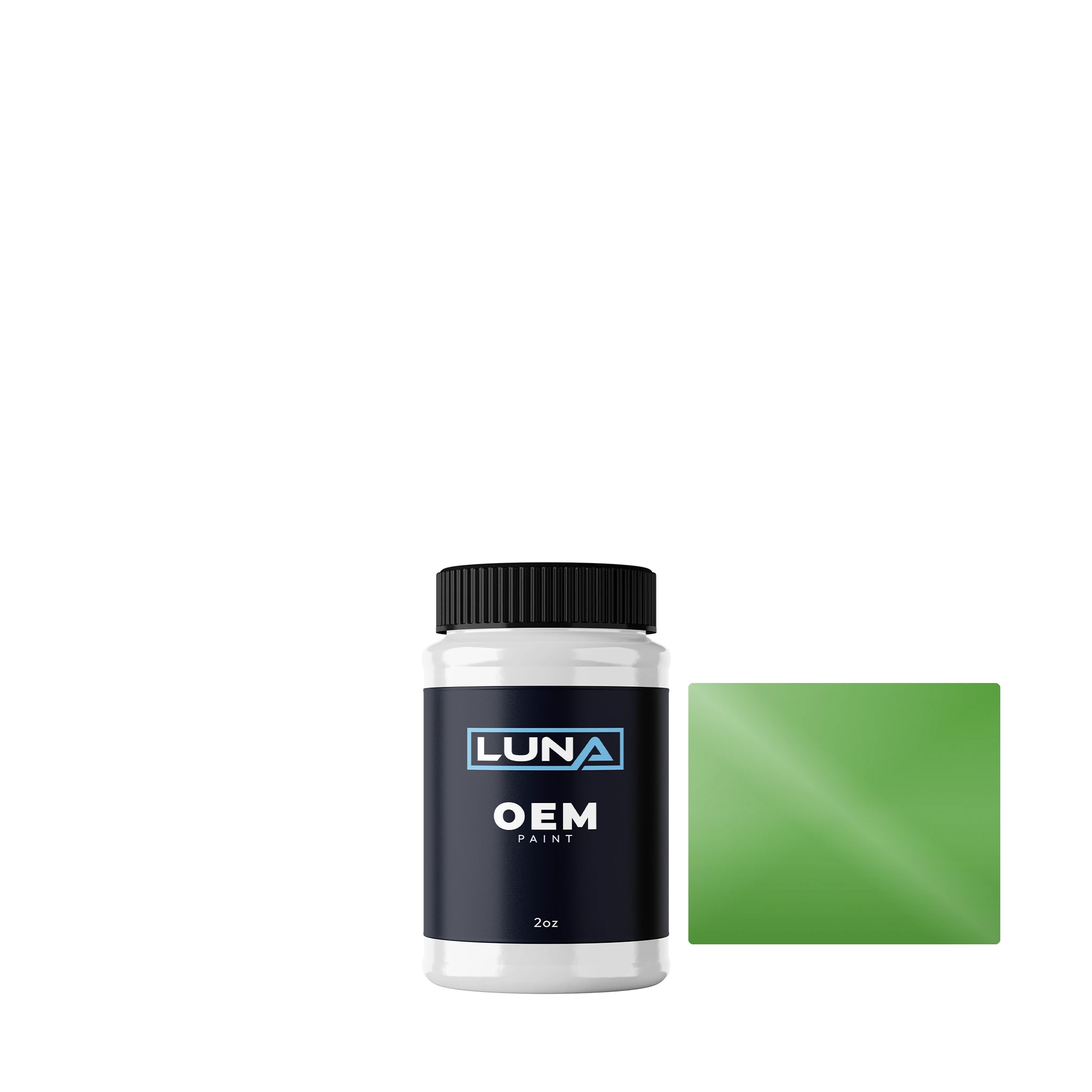 Audi | VW Verde Mintas LZ6A | Luna OEM Basecoat - 2oz Touch Up Bottle w/ Brush