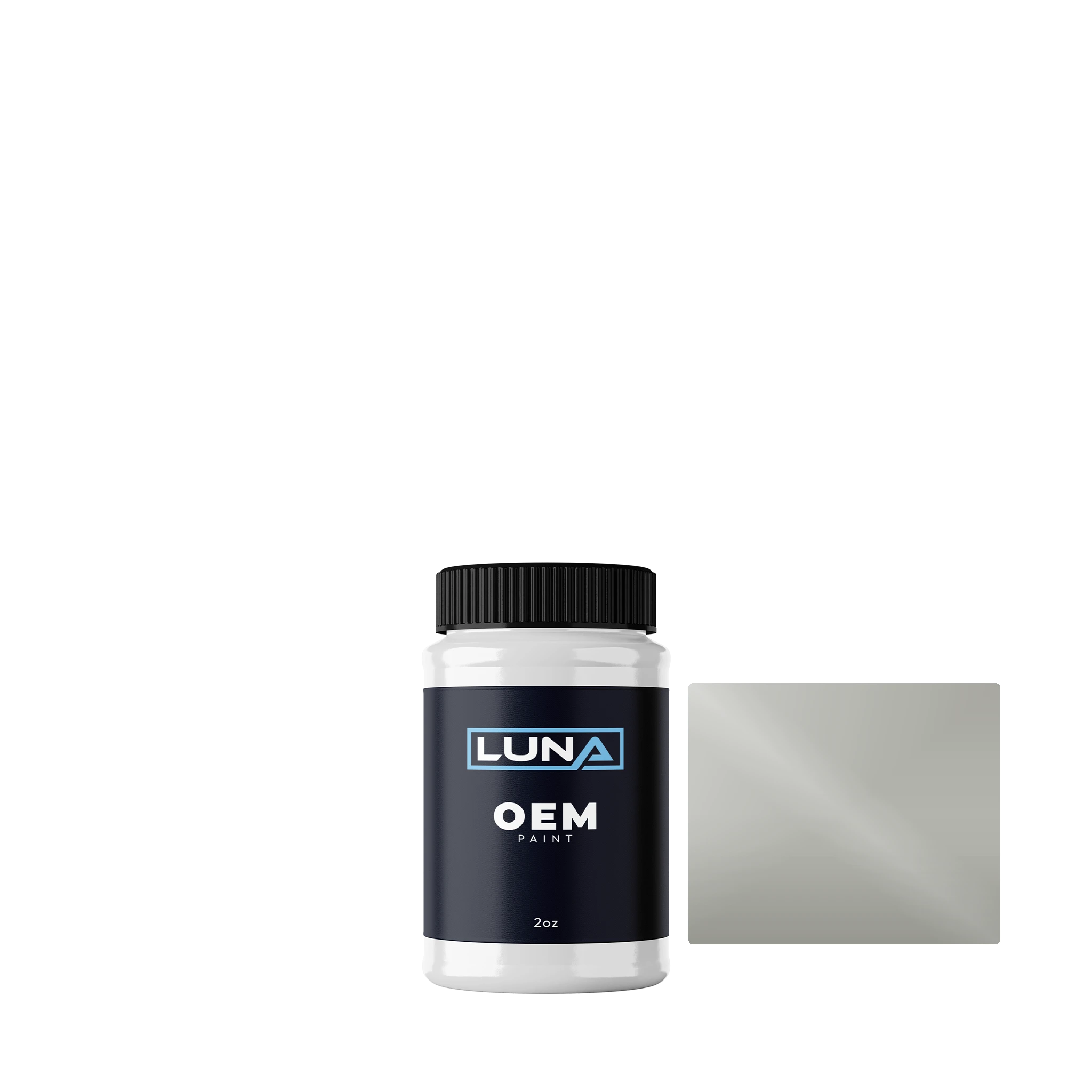 Alpine Gris Argent M. 602 | Luna OEM Basecoat - 2oz Touch Up Bottle w/ Brush