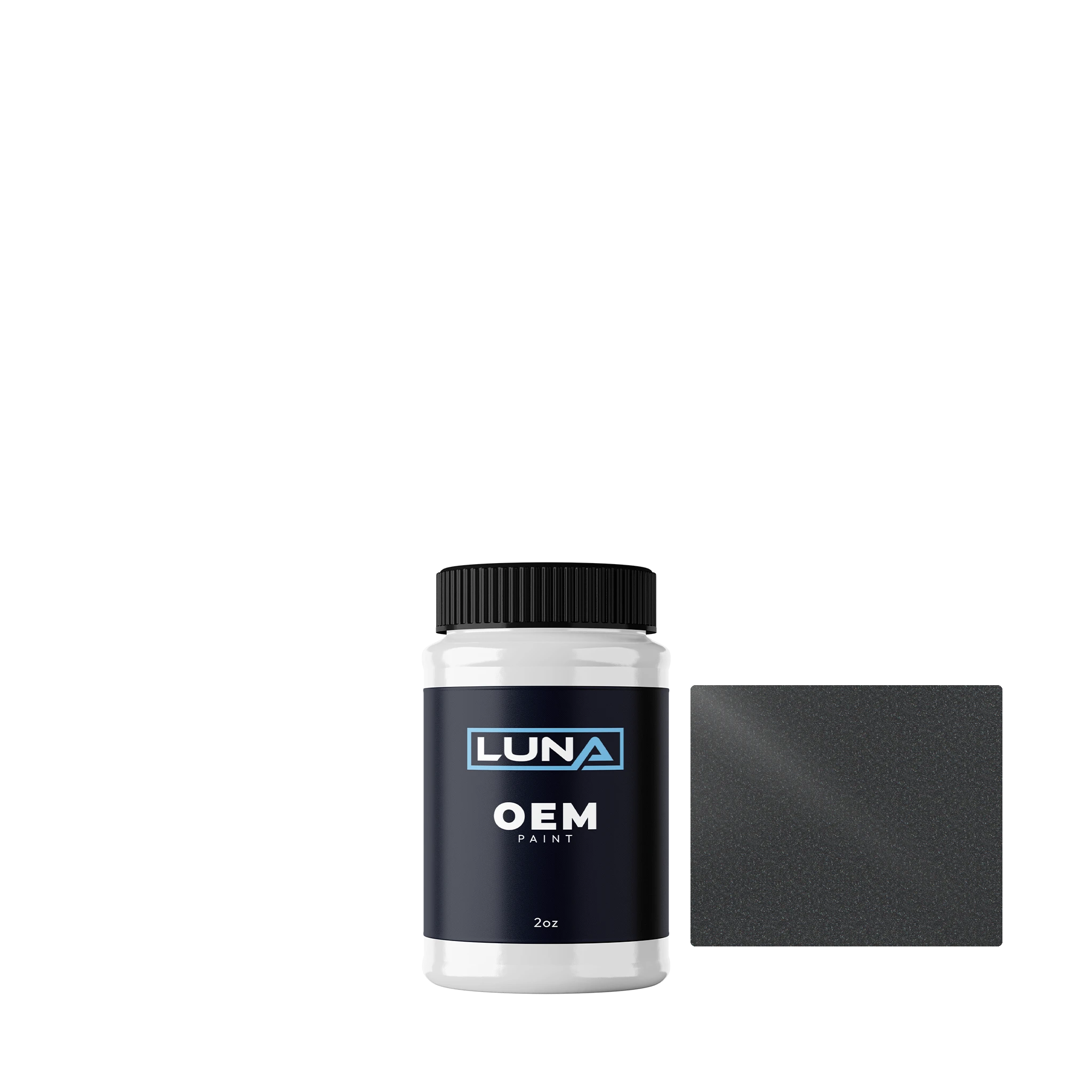 General Motors Argent Gray M. WA9721 | Luna OEM Basecoat - 2oz Touch Up Bottle w/ Brush