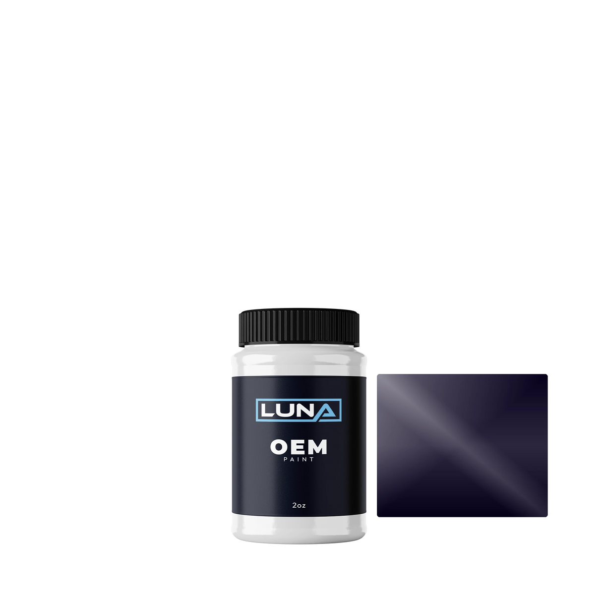 Rolls Royce Midnight Sapphire 2 M. R71 | Luna OEM Basecoat - 2oz Touch Up Bottle w/ Brush