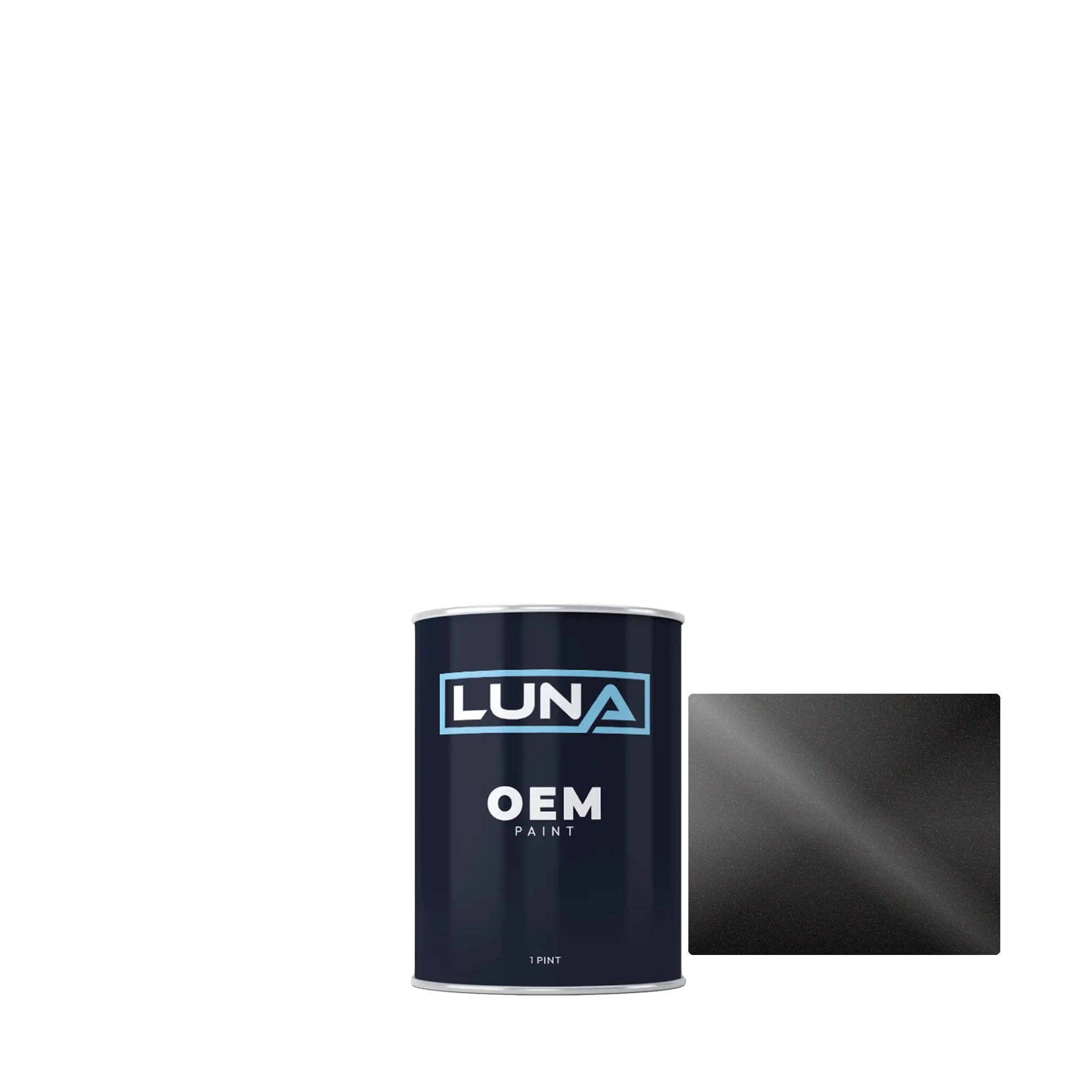 Alpine Jet Black M. D68 | Luna OEM Basecoat - Pint