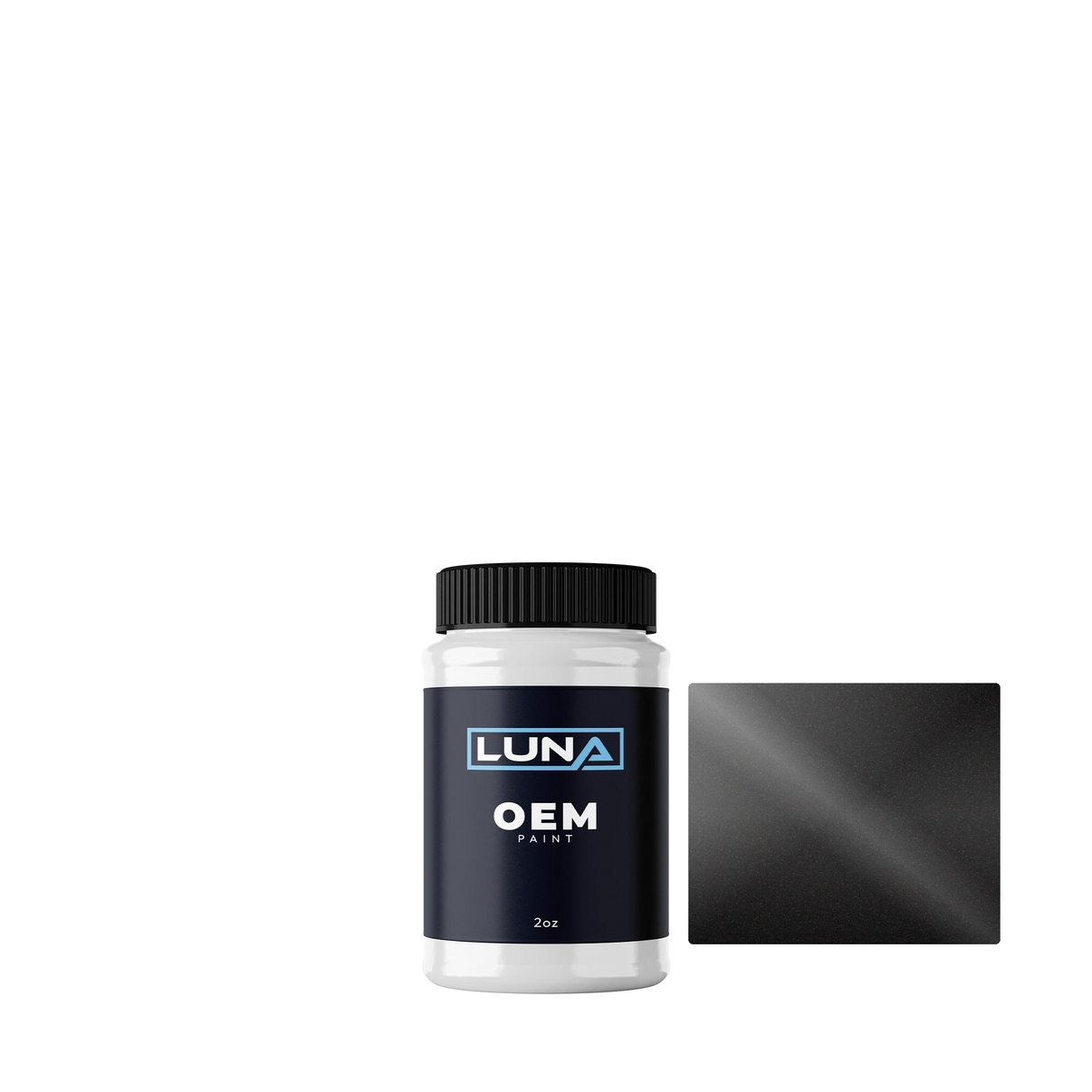 Bedford Midnight Black M. 83L | Luna OEM Basecoat - 2oz Touch Up Bottle w/ Brush