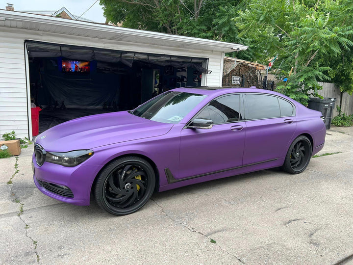Plum Crazy Peelable Car Kit on a customer car