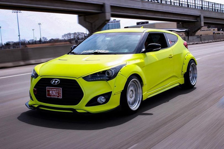 Polaris Yellow Peelable Car Kit on a customer car
