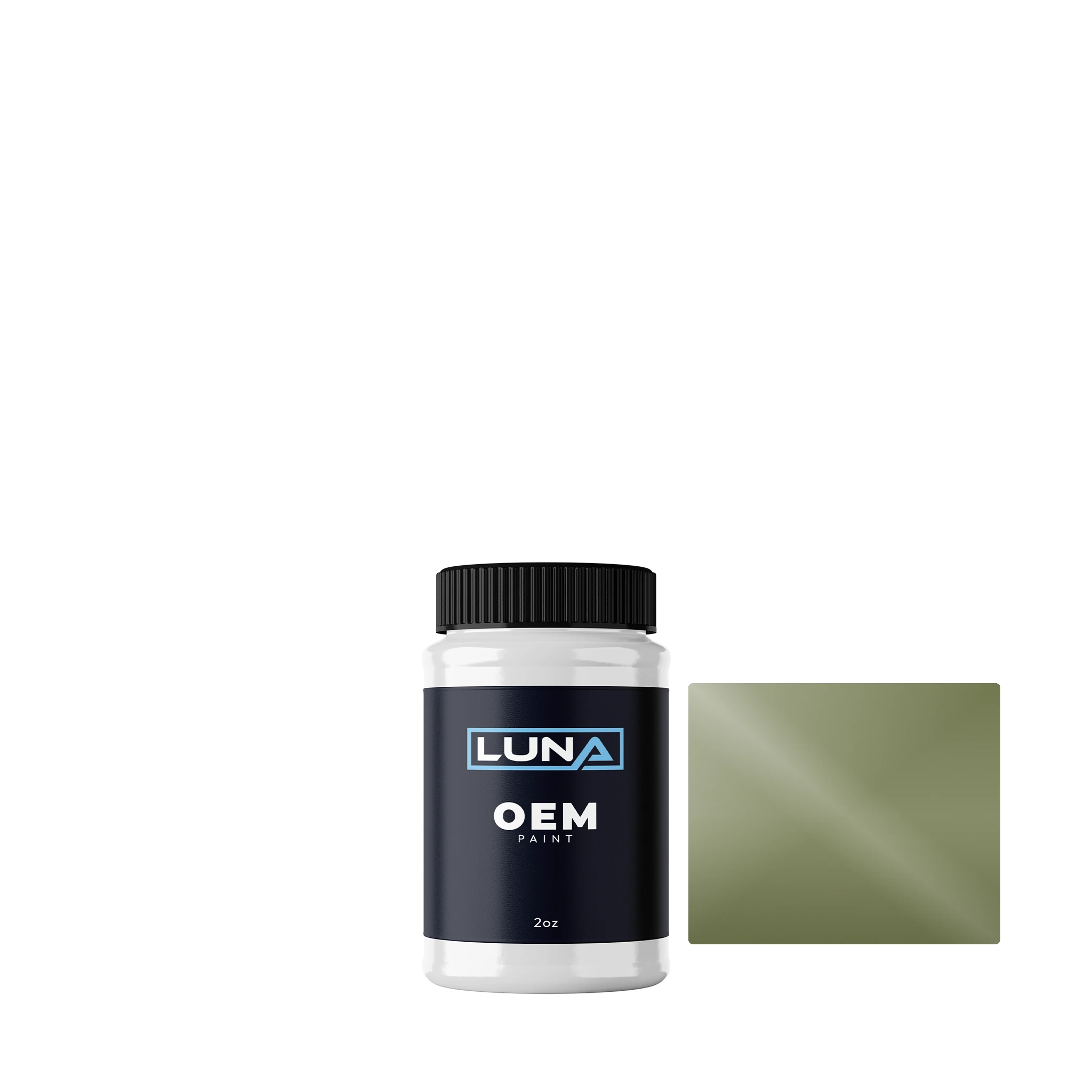 Toyota Olive 6L4 | Luna OEM Basecoat - 2oz Touch Up Bottle w/ Brush