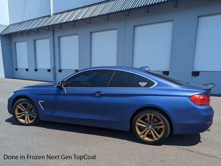 Relic Blue Peelable Car Kit on a customer car