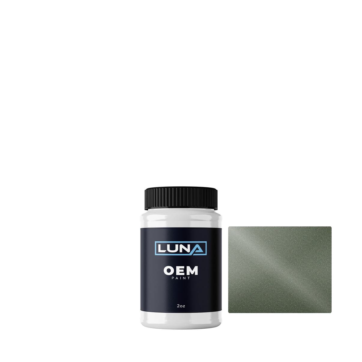 Bentley Alpine Green M. 6608 | Luna OEM Basecoat - 2oz Touch Up Bottle w/ Brush