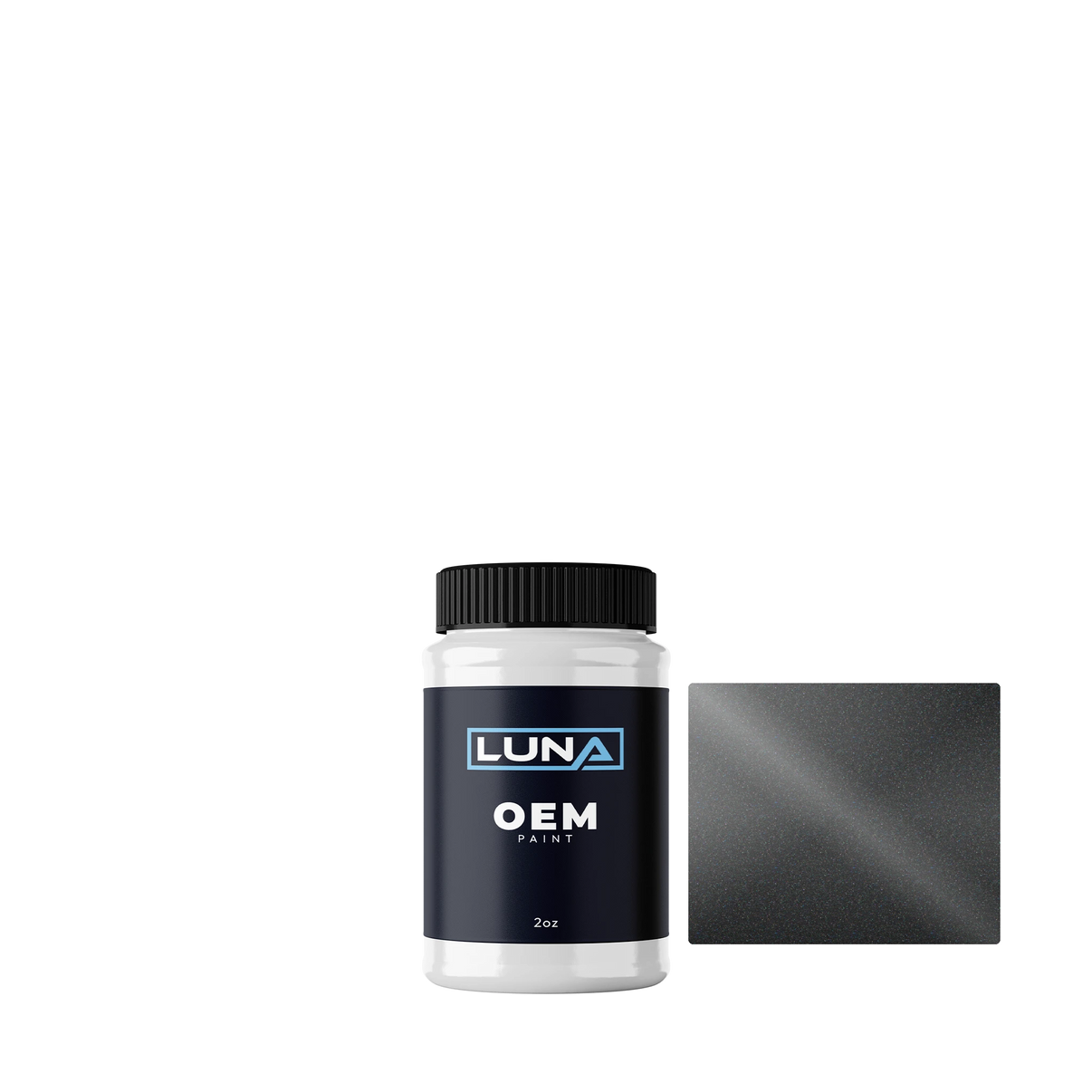 General Motors Graphite M. 54-323N | Luna OEM Basecoat - 2oz Touch Up Bottle w/ Brush