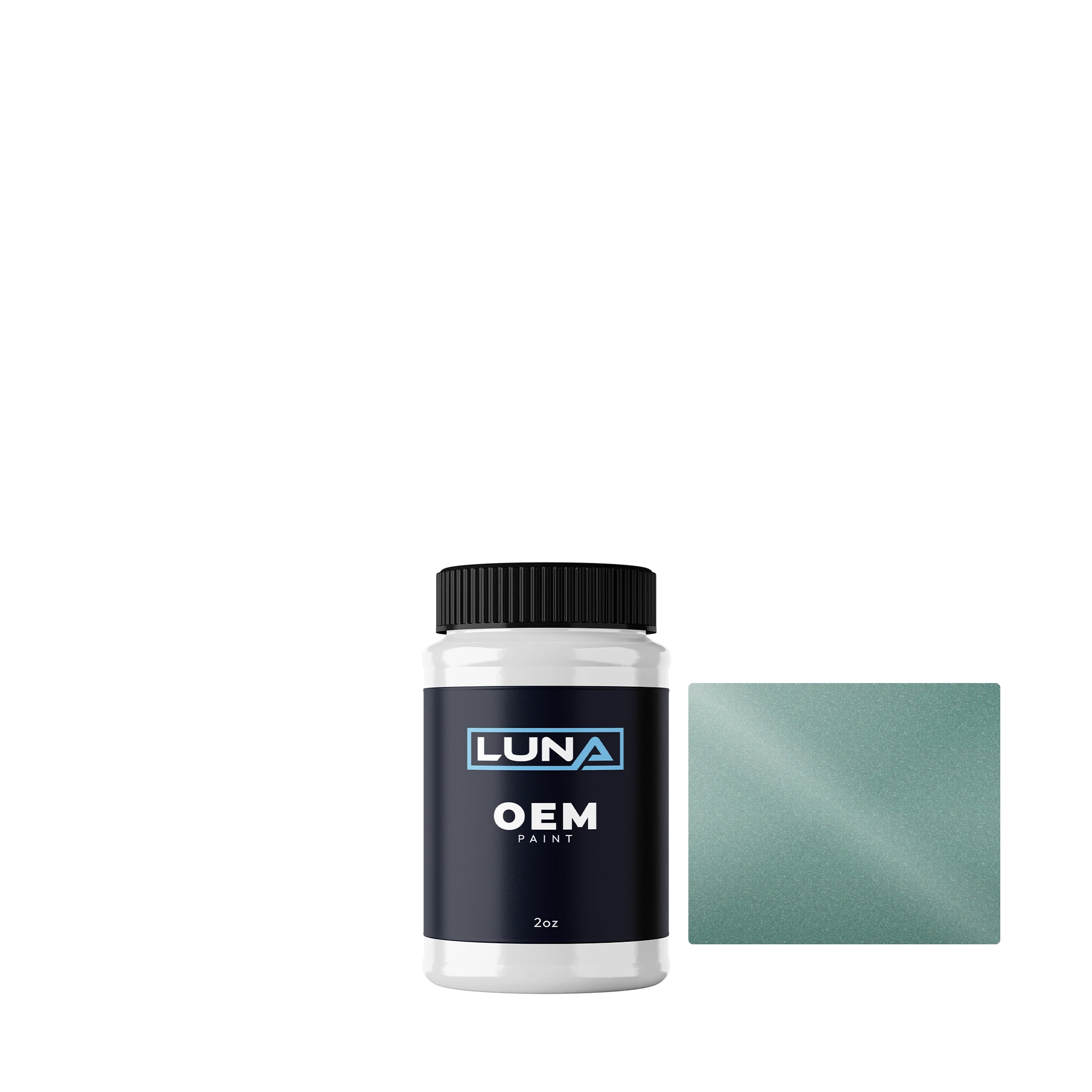 Ford Usa Seafoam Green M. NK | Luna OEM Basecoat - 2oz Touch Up Bottle w/ Brush
