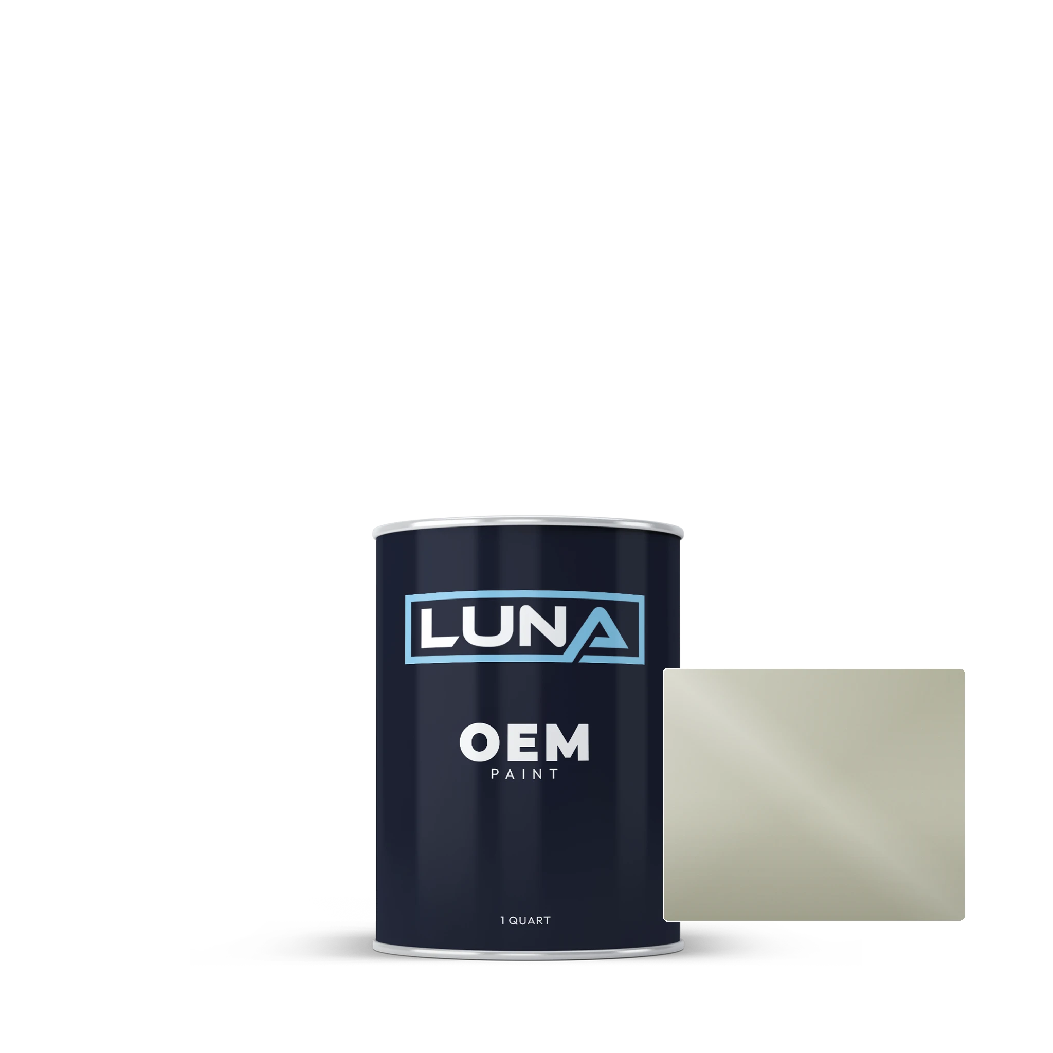Mercedes Kieselgrau 0489 | Luna OEM Basecoat - Quart