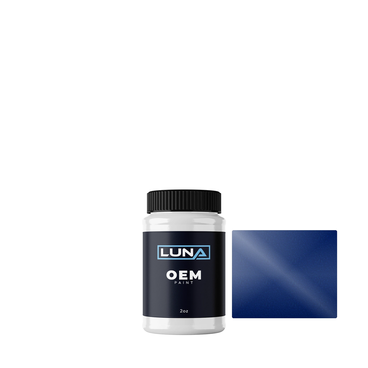 Honda Motorcycle Neon Blue P. PB393 | Luna OEM Basecoat - 2oz Touch Up Bottle w/ Brush