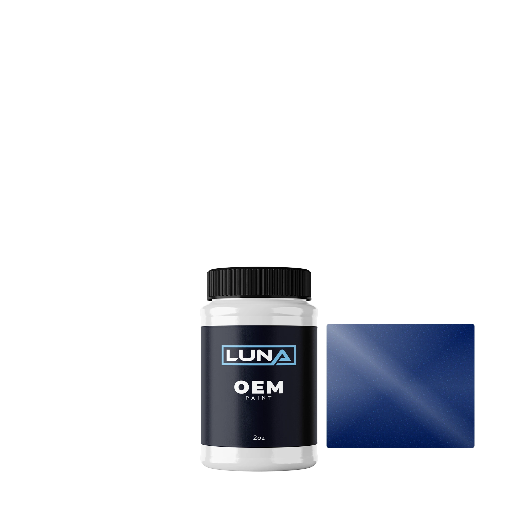 Honda Motorcycle Neon Blue P. PB393 | Luna OEM Basecoat - 2oz Touch Up Bottle w/ Brush