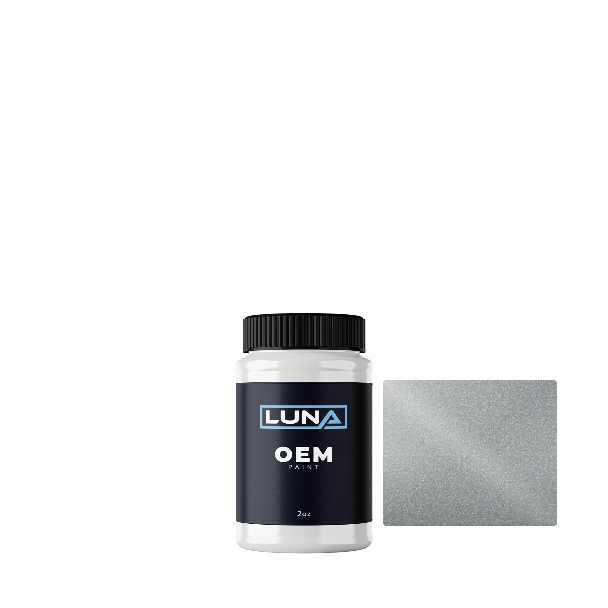 Mitsubishi Grace Silver M. 1 H84 | Luna OEM Basecoat - 2oz Touch Up Bottle w/ Brush