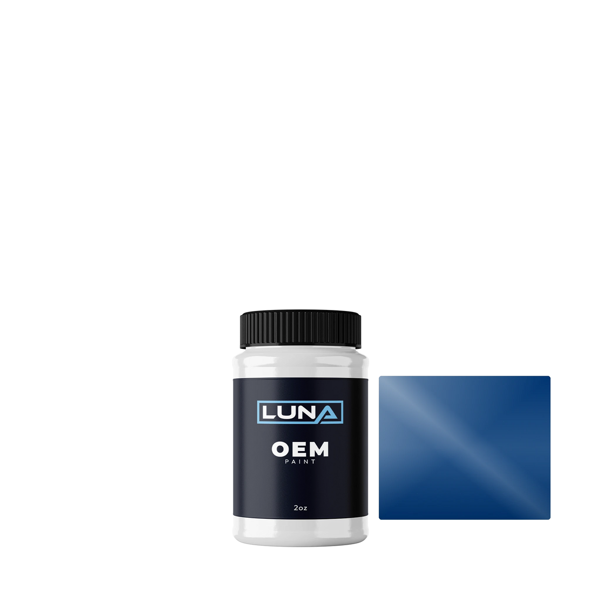 Audi | VW Arkticblau LF5D | Luna OEM Basecoat - 2oz Touch Up Bottle w/ Brush