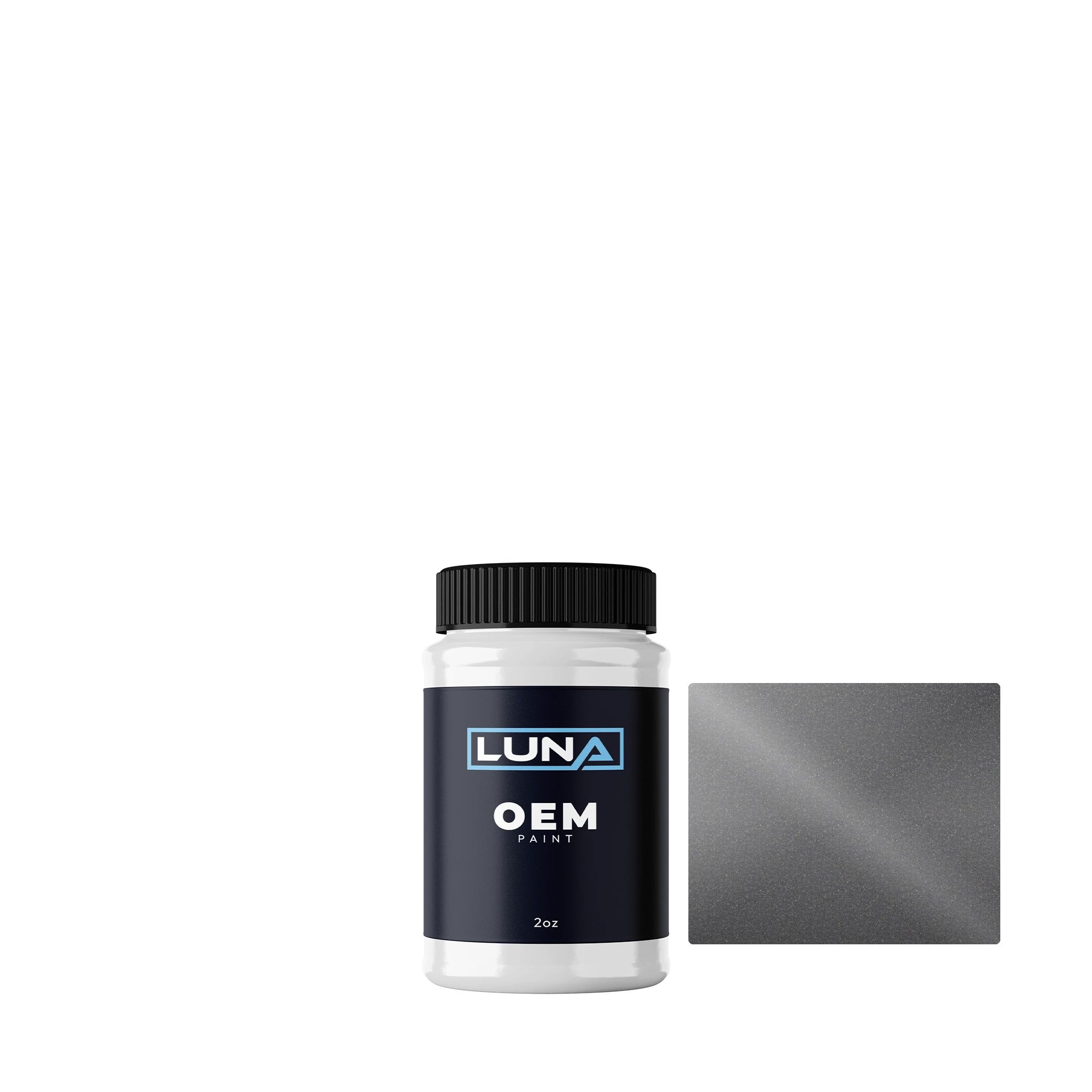 Alpine Gris Metal Froid M. 205110 | Luna OEM Basecoat - 2oz Touch Up Bottle w/ Brush