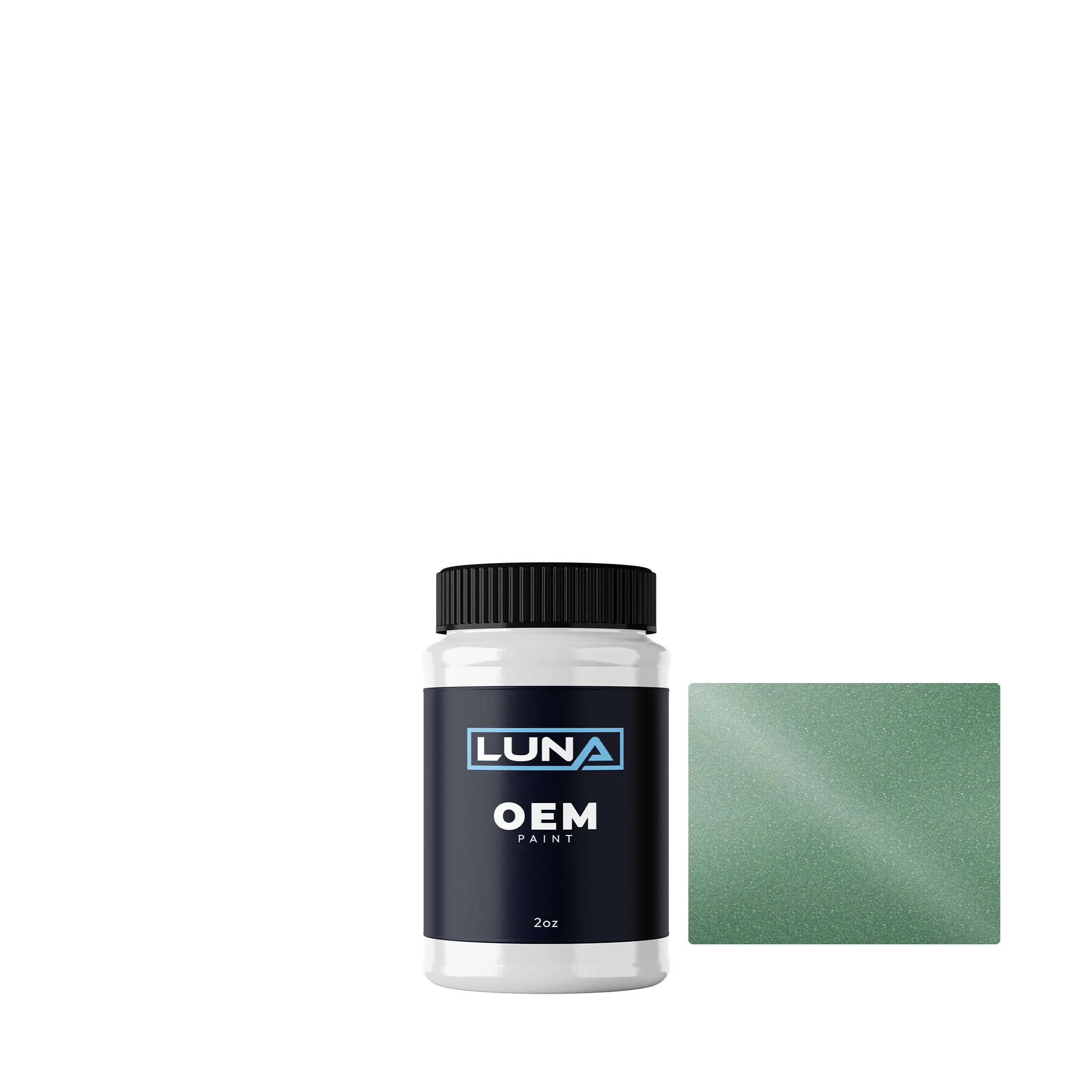 Hyundai Green Bean M. UG | Luna OEM Basecoat - 2oz Touch Up Bottle w/ Brush