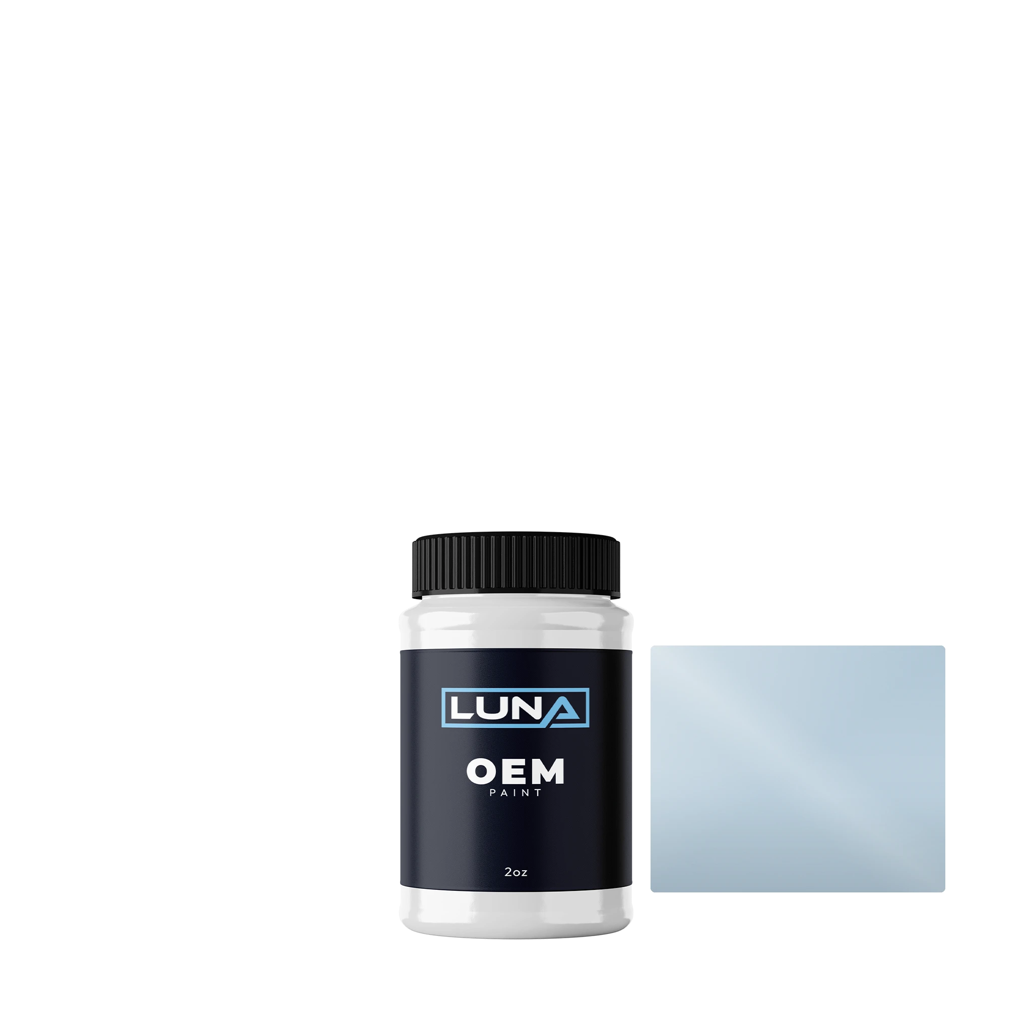 British Standard Powder Blue B32 | Luna OEM Basecoat - 2oz Touch Up Bottle w/ Brush