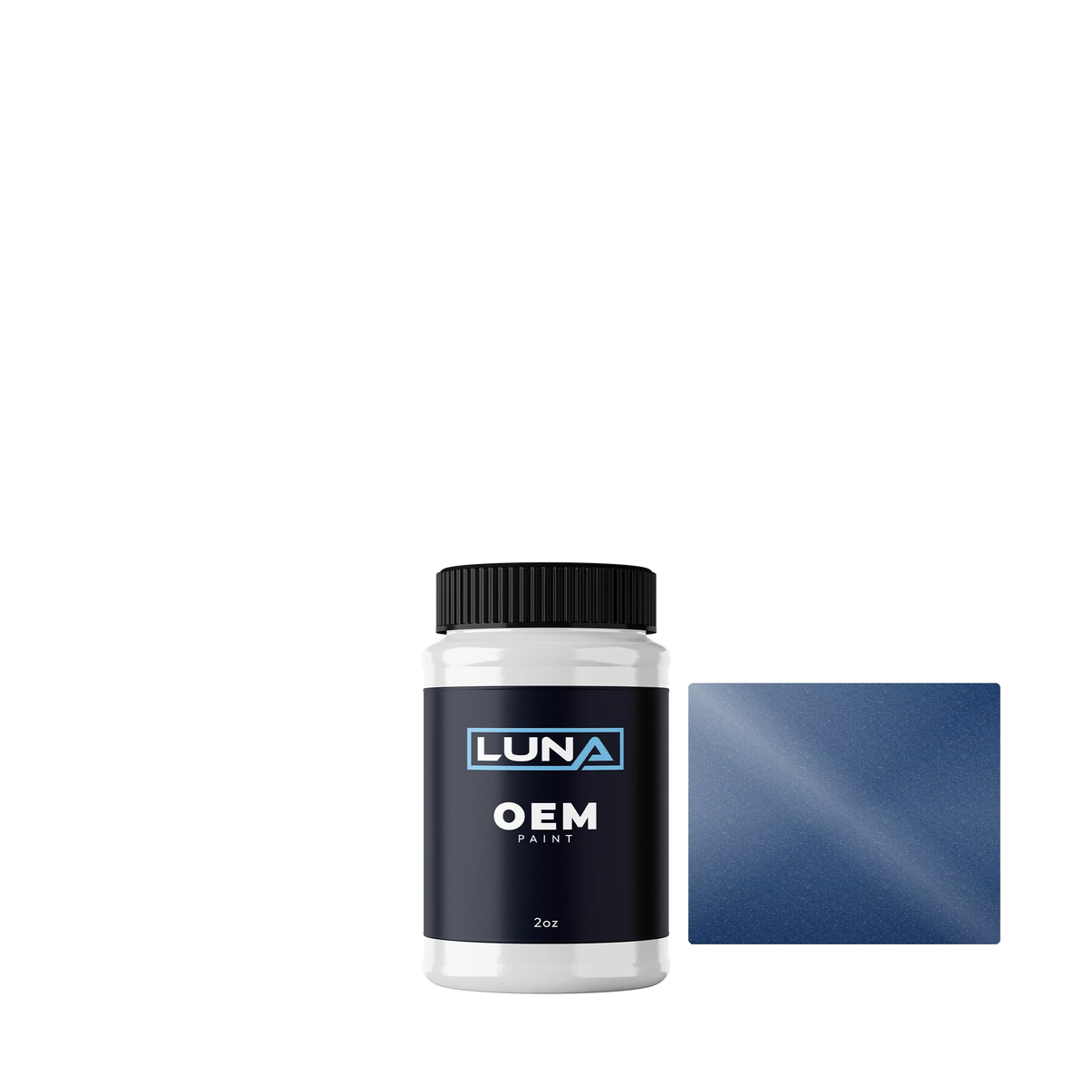 Rolls Royce Estoril Blue M. 335 | Luna OEM Basecoat - 2oz Touch Up Bottle w/ Brush