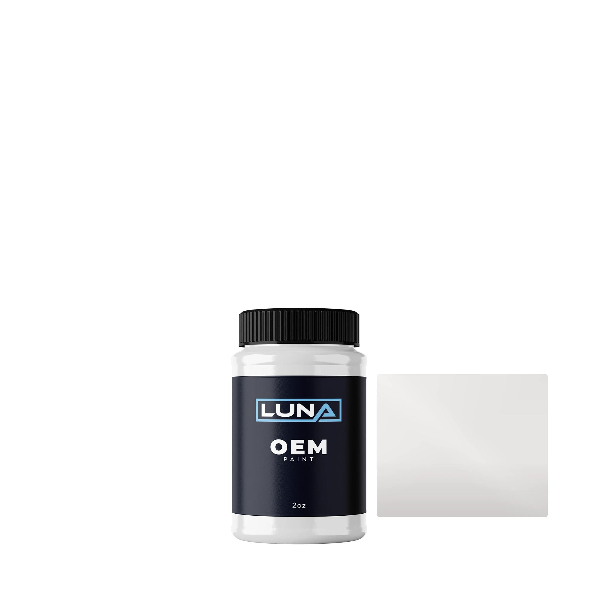 Honda Motorcycle White P. - 3c HON143 | Luna OEM Basecoat - 2oz Touch Up Bottle w/ Brush