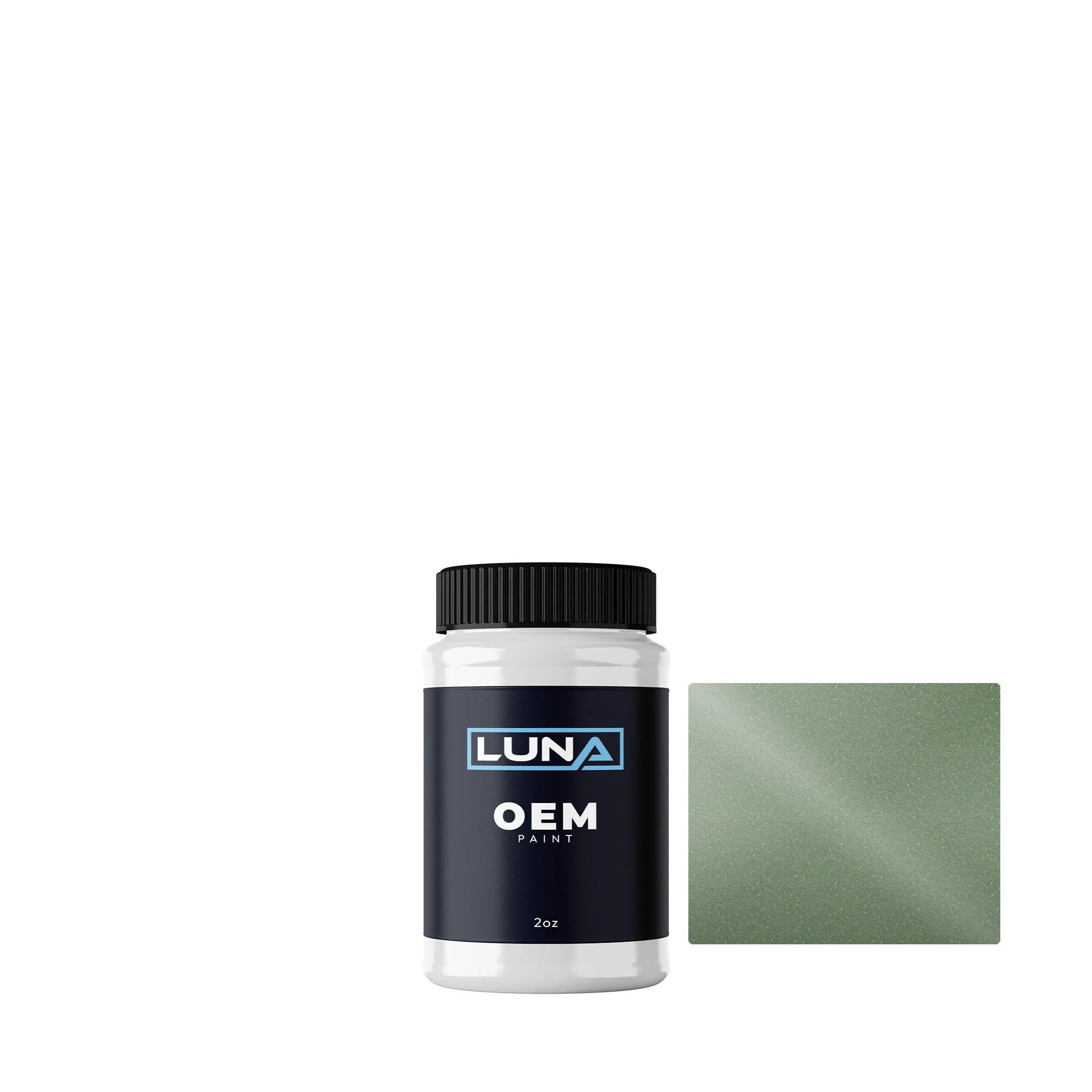 Fiat Verde Glass M. 1 398A | Luna OEM Basecoat - 2oz Touch Up Bottle w/ Brush