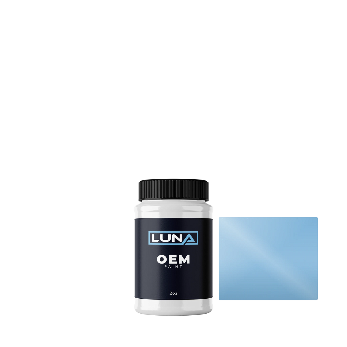 Skoda Sky Blau 9592 | Luna OEM Basecoat - 2oz Touch Up Bottle w/ Brush
