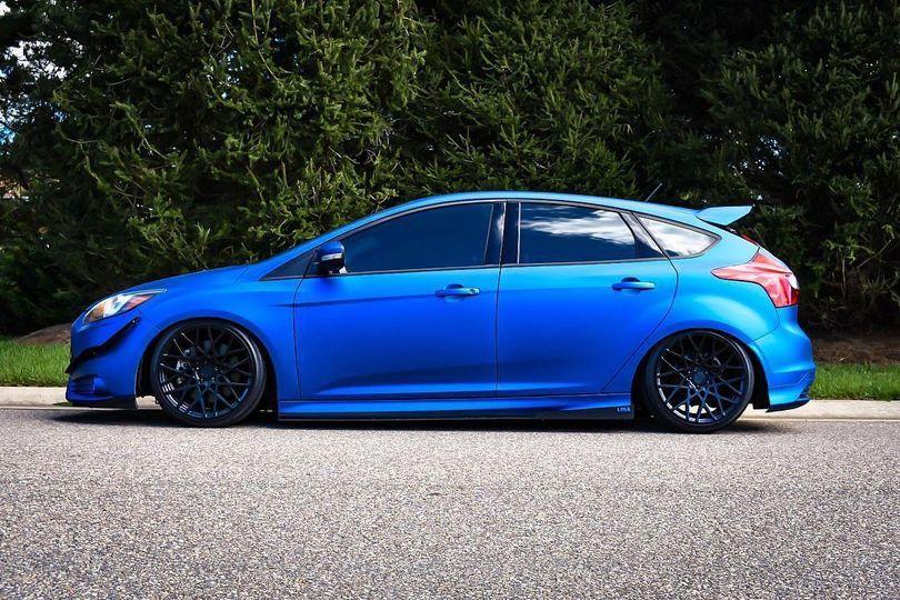 Frozen Blue Plasti Dip on a customer car