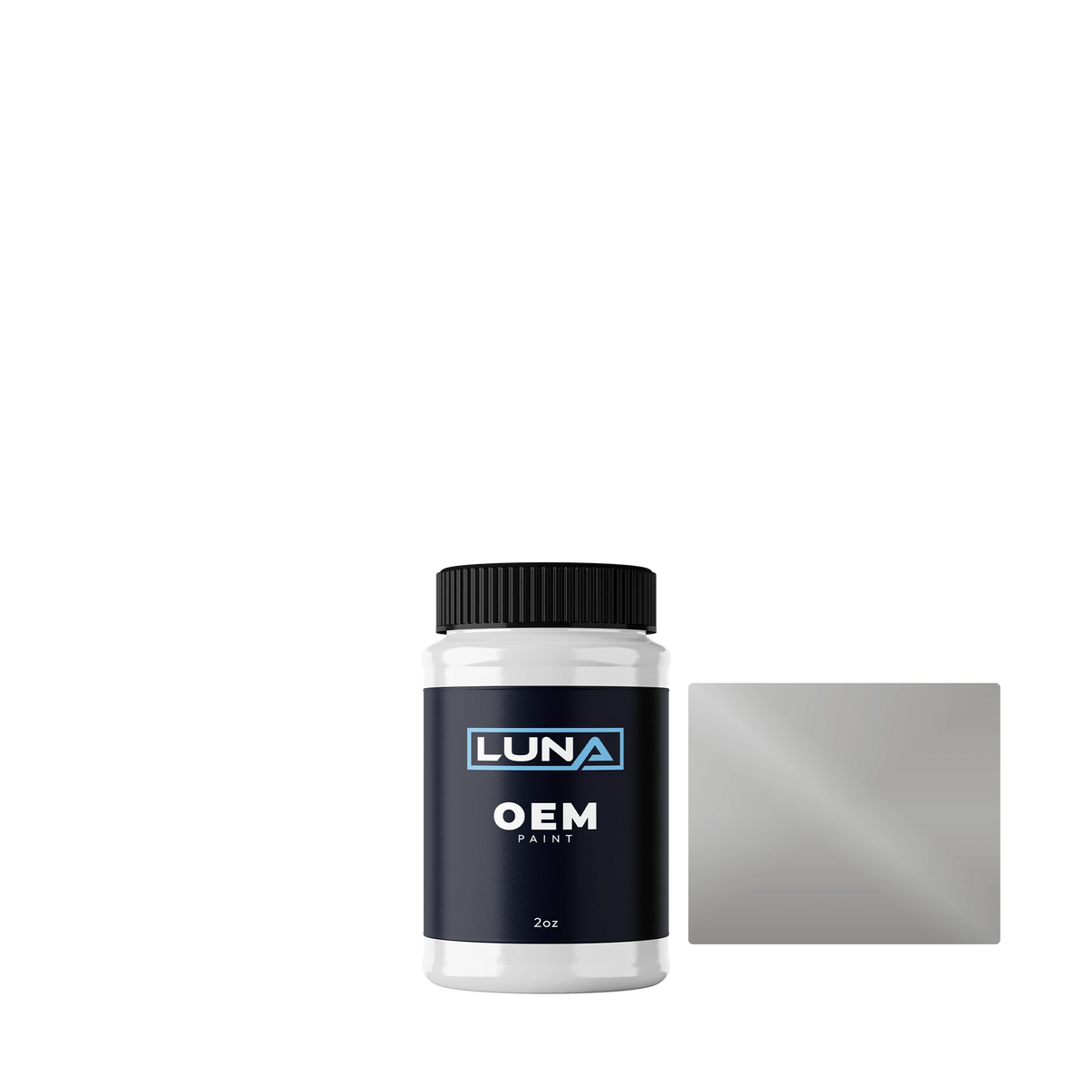 Ligier Gris Racing M. P083507 | Luna OEM Basecoat - 2oz Touch Up Bottle w/ Brush