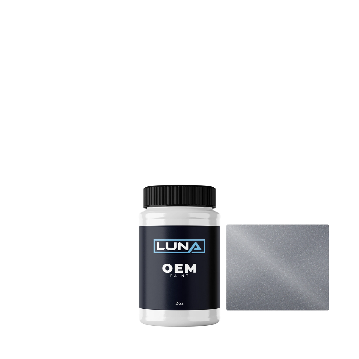 Mitsubishi Cool Silver M. CC | Luna OEM Basecoat - 2oz Touch Up Bottle w/ Brush