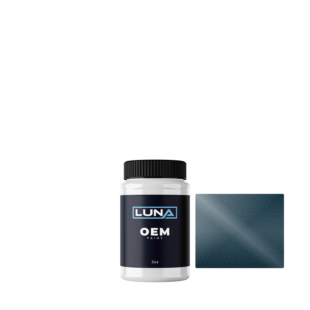 Landrover Marseille Blue M. JUK | Luna OEM Basecoat - 2oz Touch Up Bottle w/ Brush