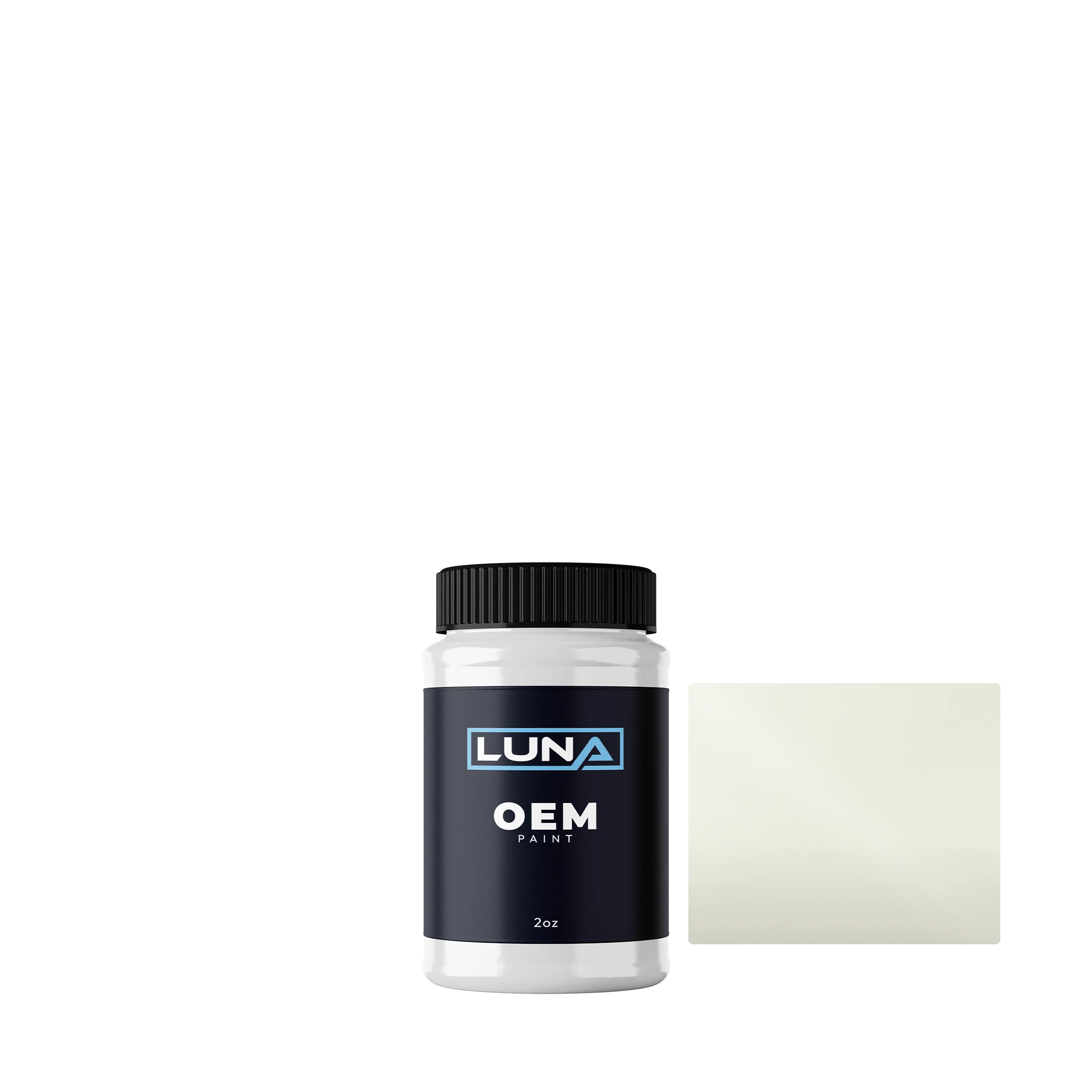 Piaggio Scooters Bianco Spino 715 | Luna OEM Basecoat - 2oz Touch Up Bottle w/ Brush