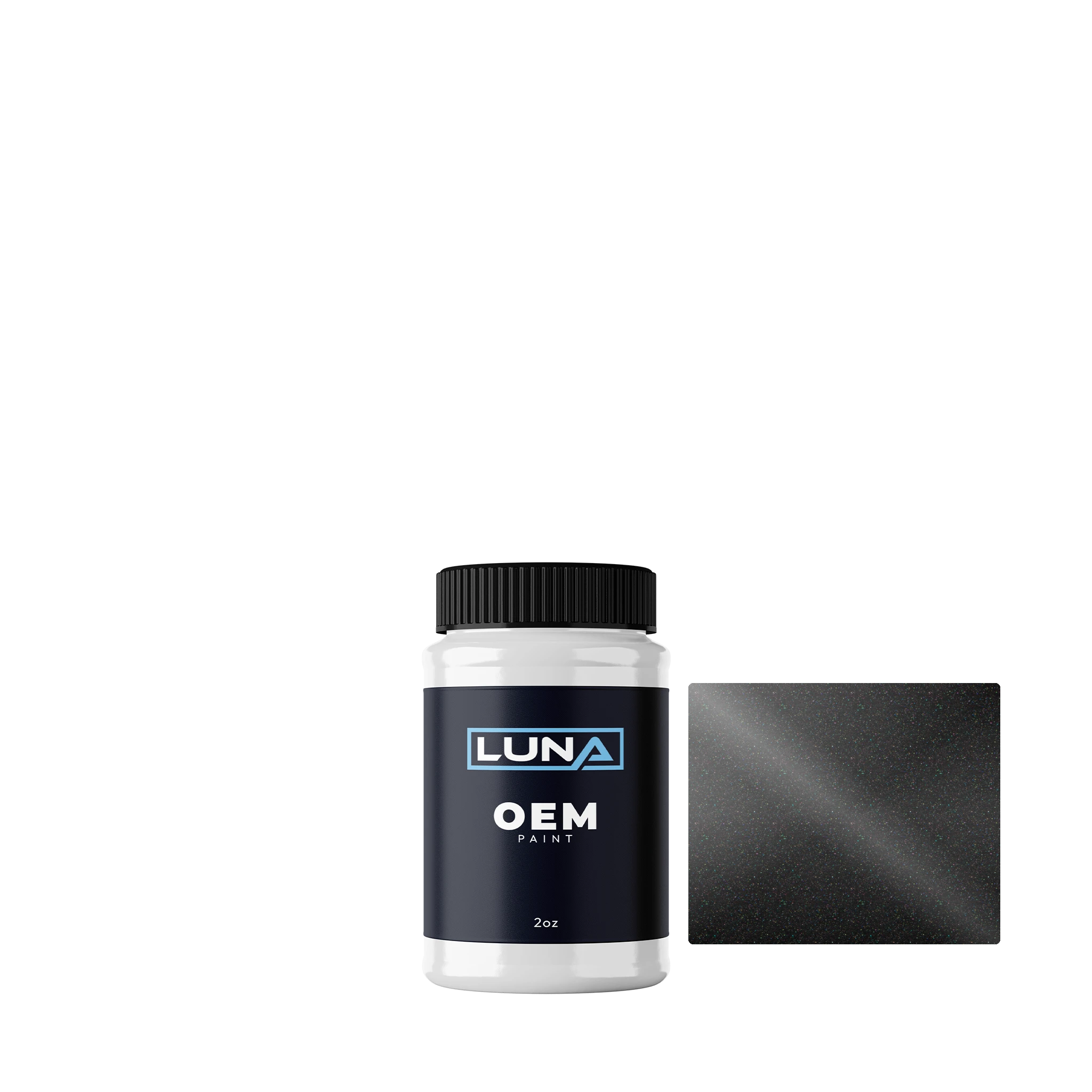 BMW Frozen Deep Grey Ii P. C64 | Luna OEM Basecoat - 2oz Touch Up Bottle w/ Brush