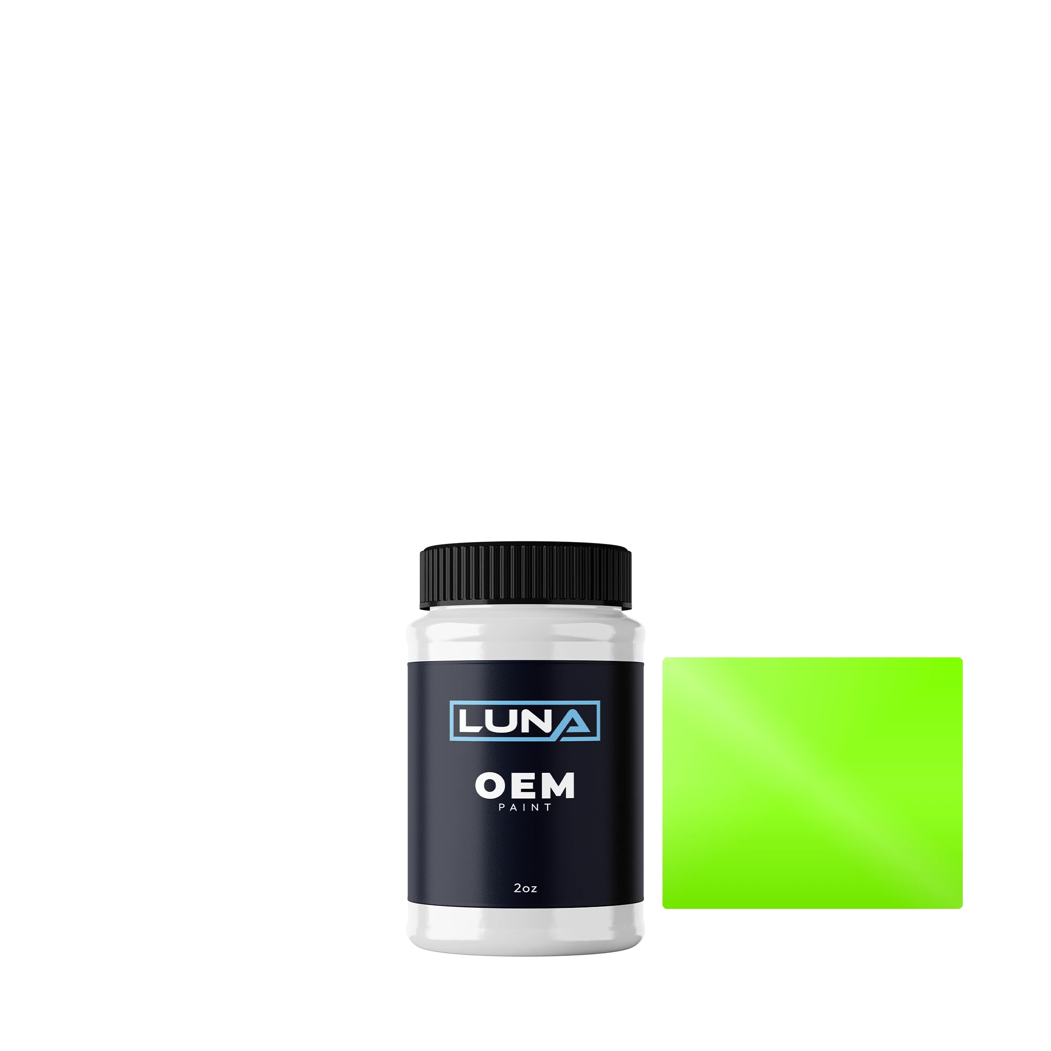 Flau Jucy Green JG | Luna OEM Basecoat - 2oz Touch Up Bottle w/ Brush