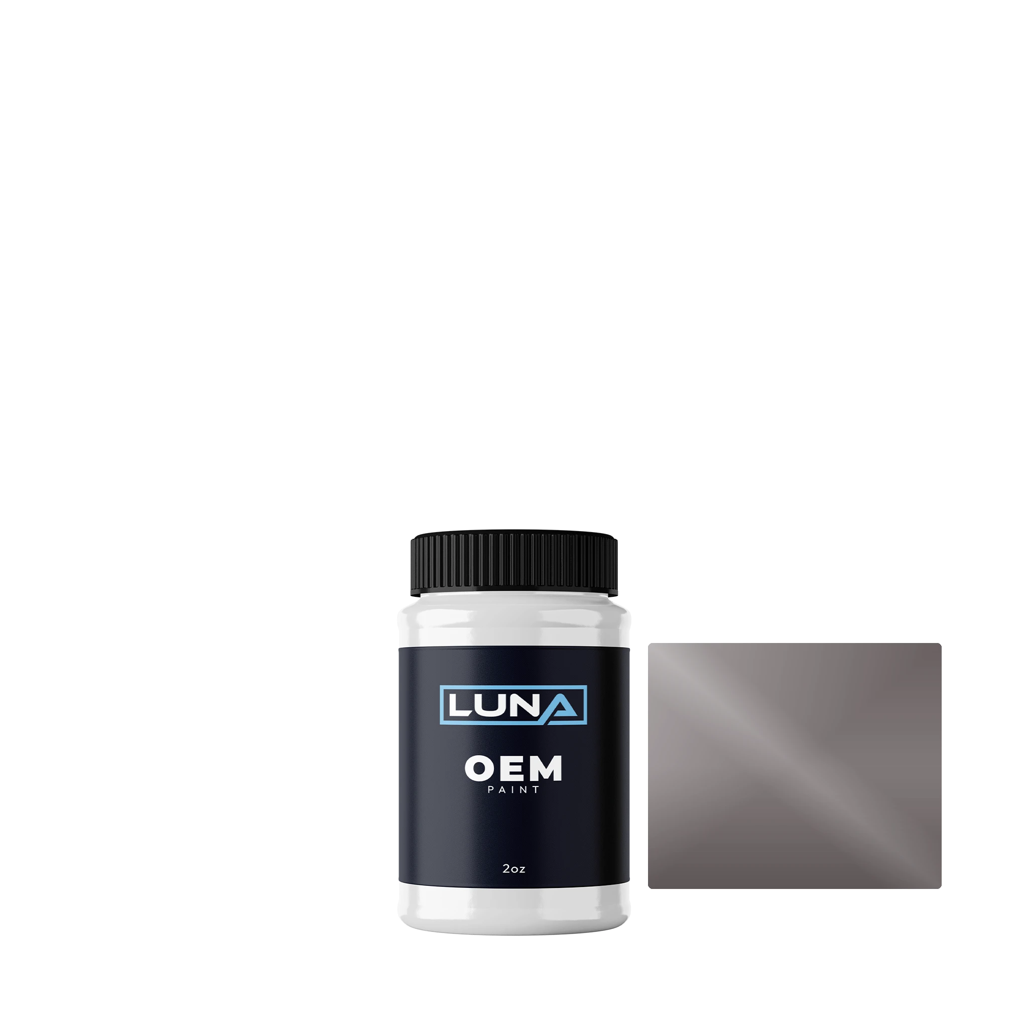 Ligier Gris Xpro Nacre M. P083528 | Luna OEM Basecoat - 2oz Touch Up Bottle w/ Brush