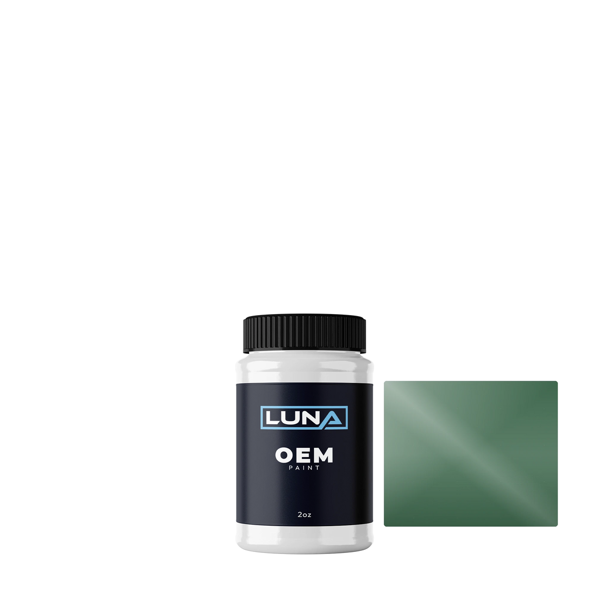 Fleet New Zealand Eshuis Groen 6044 | Luna OEM Basecoat - 2oz Touch Up Bottle w/ Brush