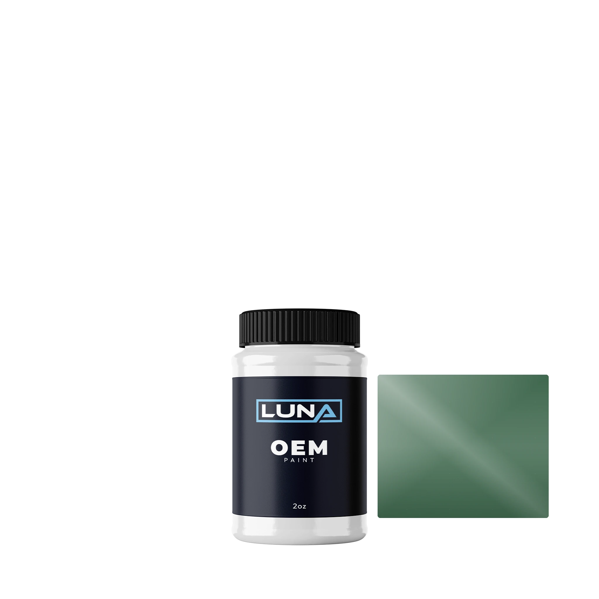 Fleet New Zealand Eshuis Groen 6044 | Luna OEM Basecoat - 2oz Touch Up Bottle w/ Brush