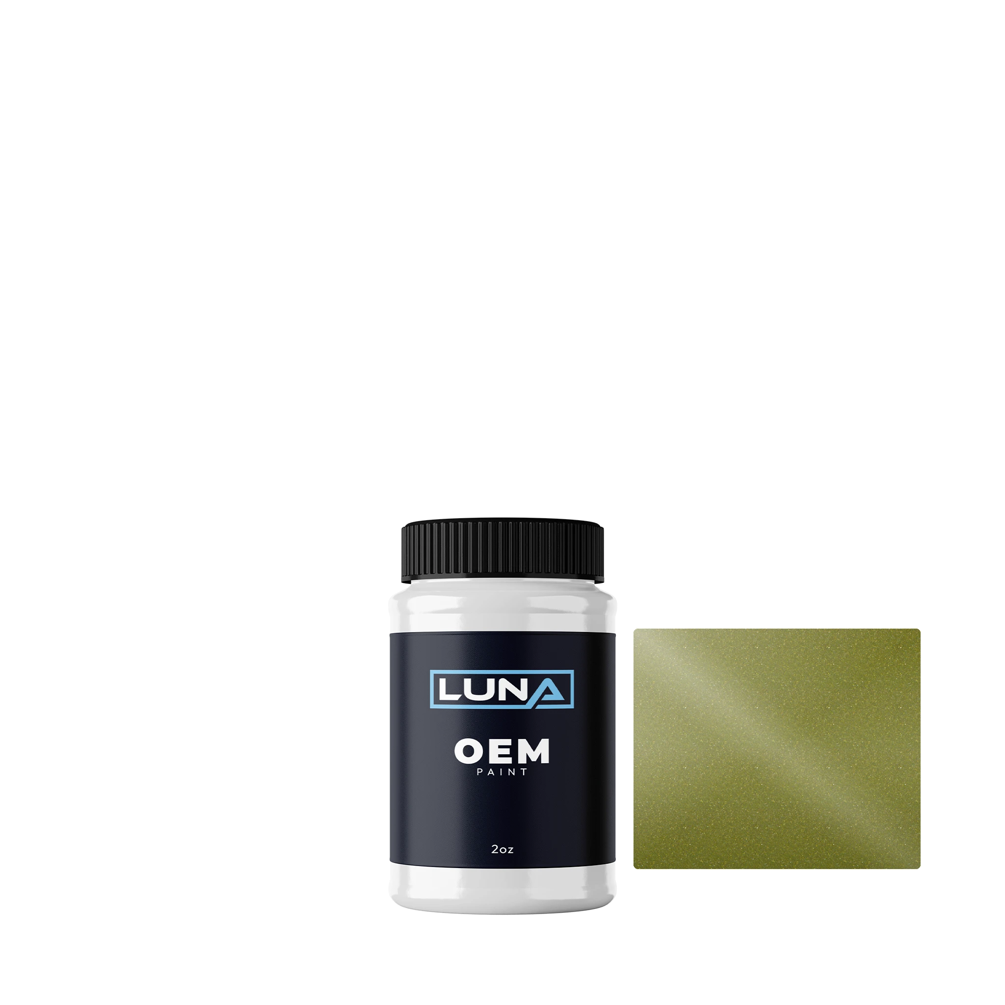 Alpine Vert Acide M. TEDNN | Luna OEM Basecoat - 2oz Touch Up Bottle w/ Brush