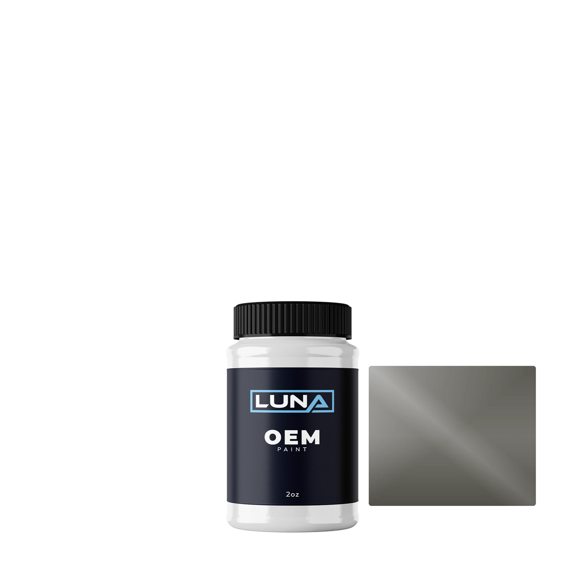 Honda Motorcycle Titanium -2c HON260 | Luna OEM Basecoat - 2oz Touch Up Bottle w/ Brush