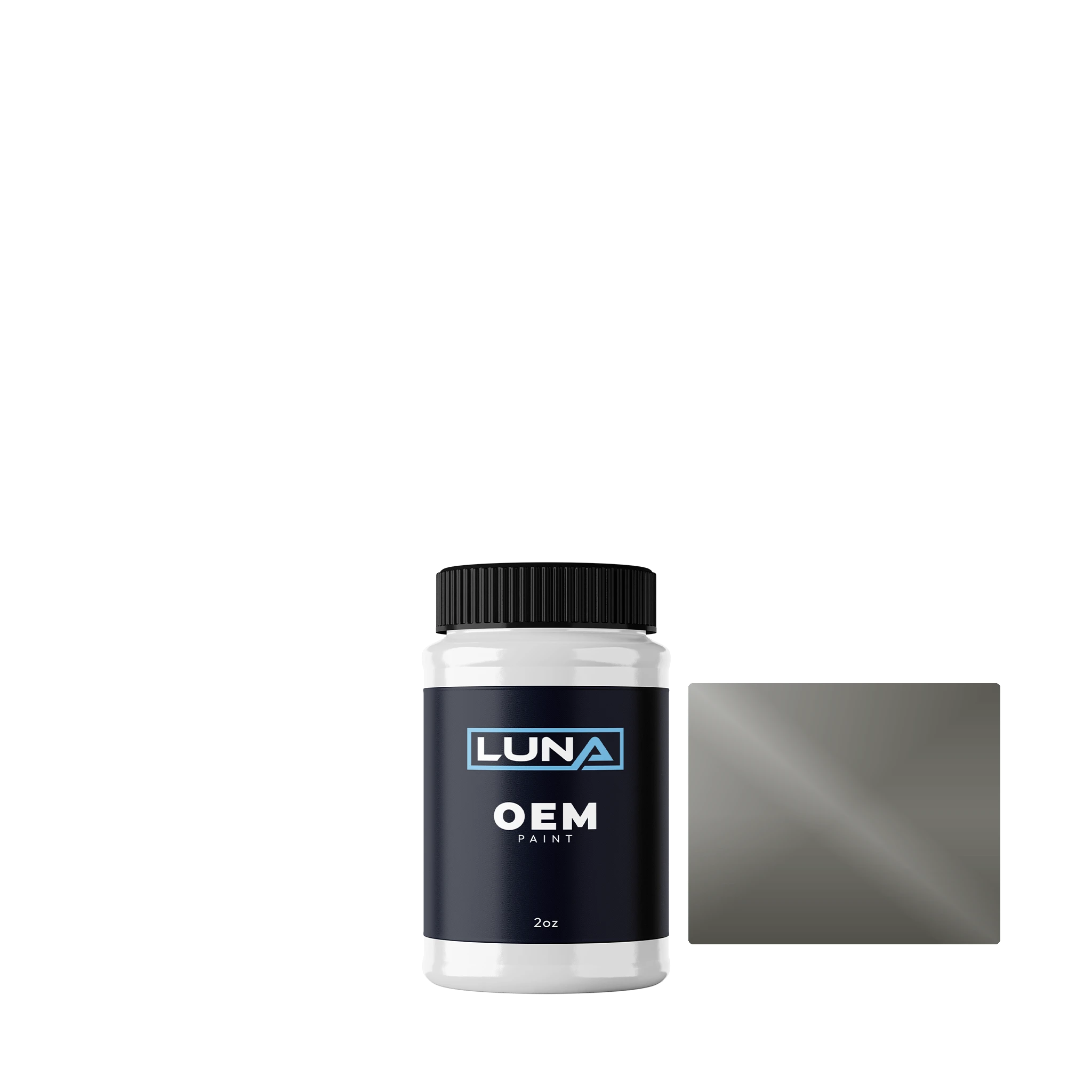 Honda Motorcycle Titanium -2c HON260 | Luna OEM Basecoat - 2oz Touch Up Bottle w/ Brush