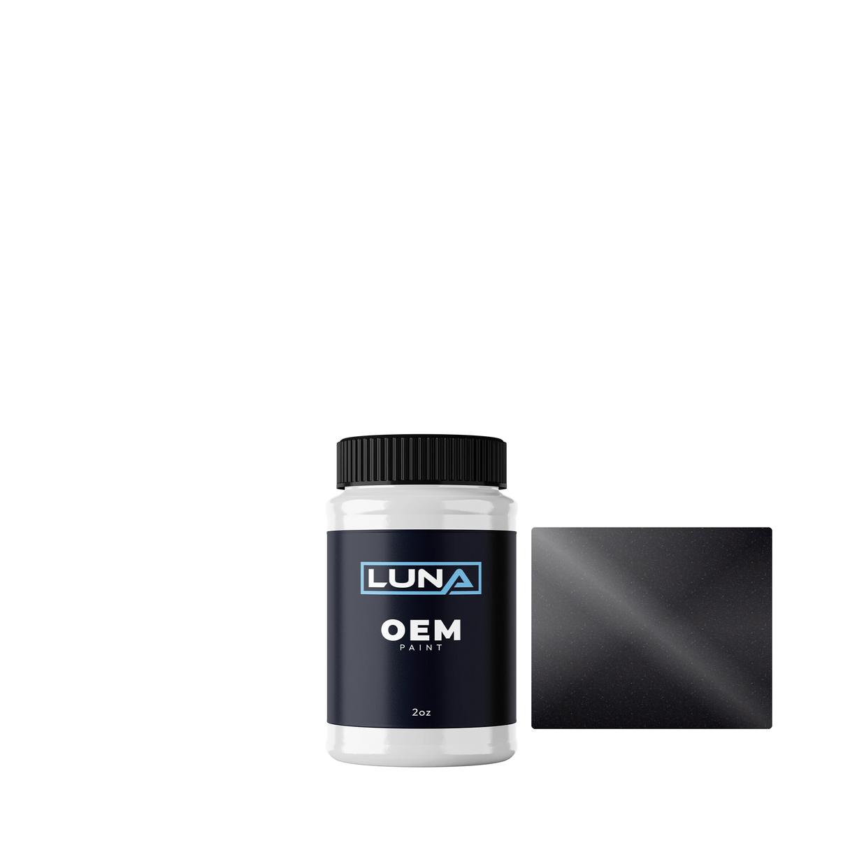 General Motors Night Race Blue M. WA122V | Luna OEM Basecoat - 2oz Touch Up Bottle w/ Brush