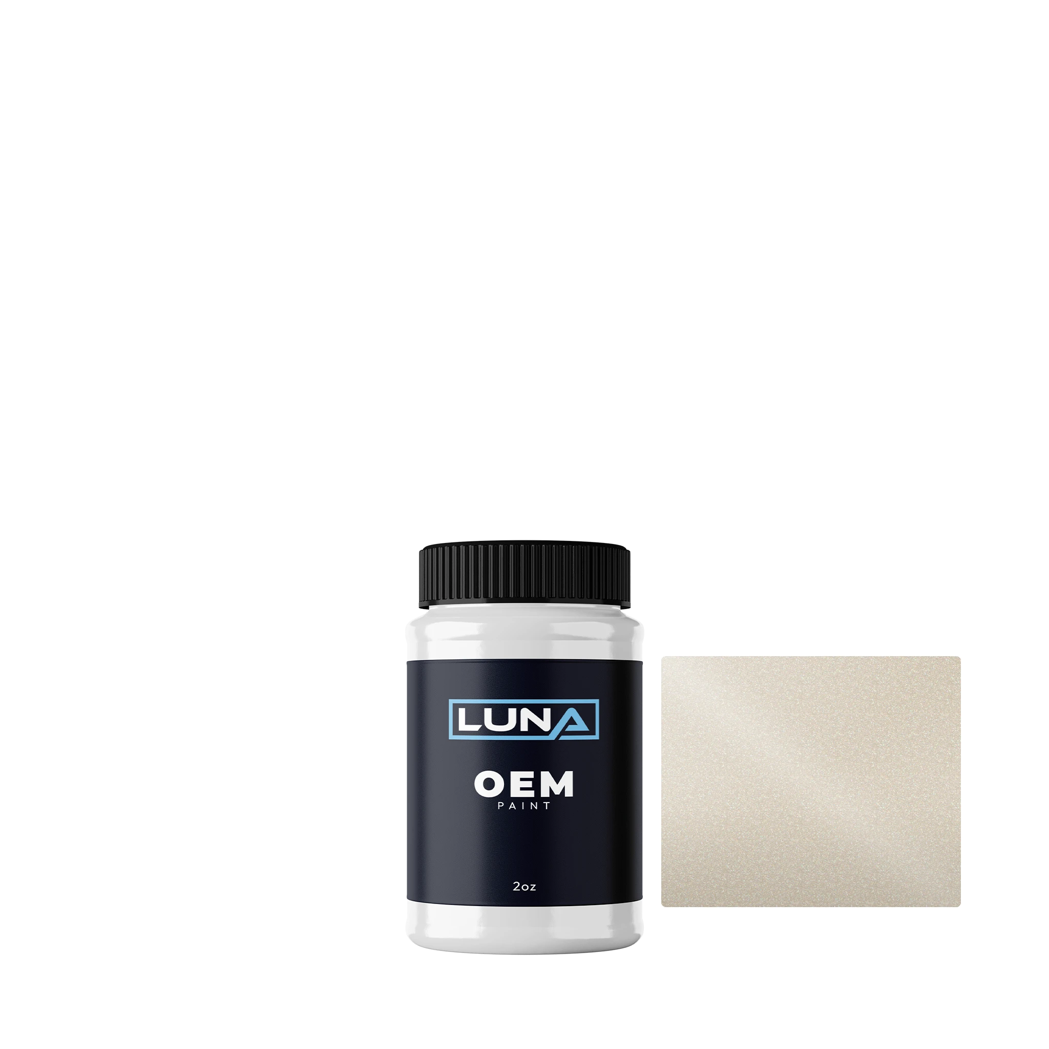 General Motors Platinum Ice P. 94-560Q | Luna OEM Basecoat - 2oz Touch Up Bottle w/ Brush