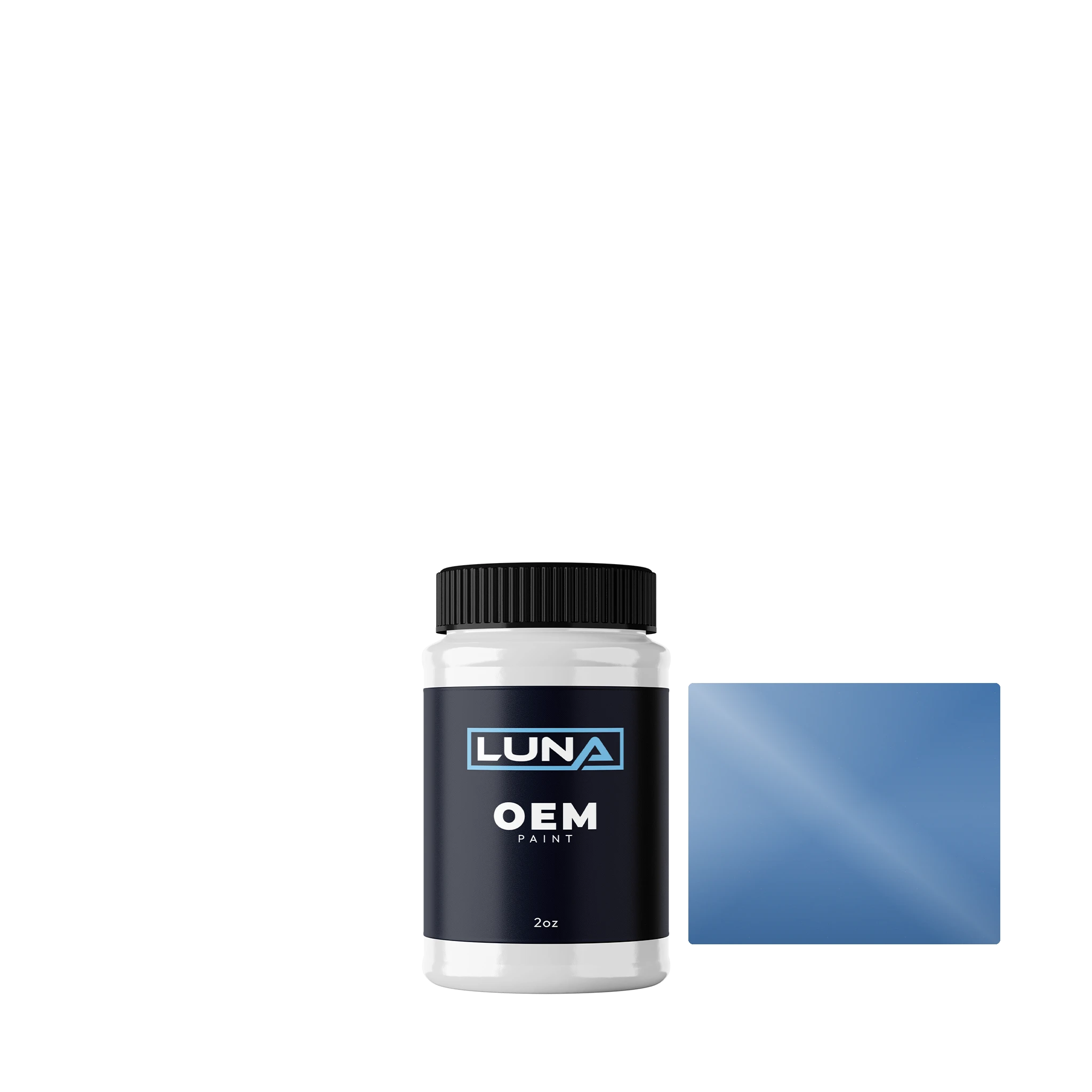 Citroen Bleu Myosotis 645 | Luna OEM Basecoat - 2oz Touch Up Bottle w/ Brush