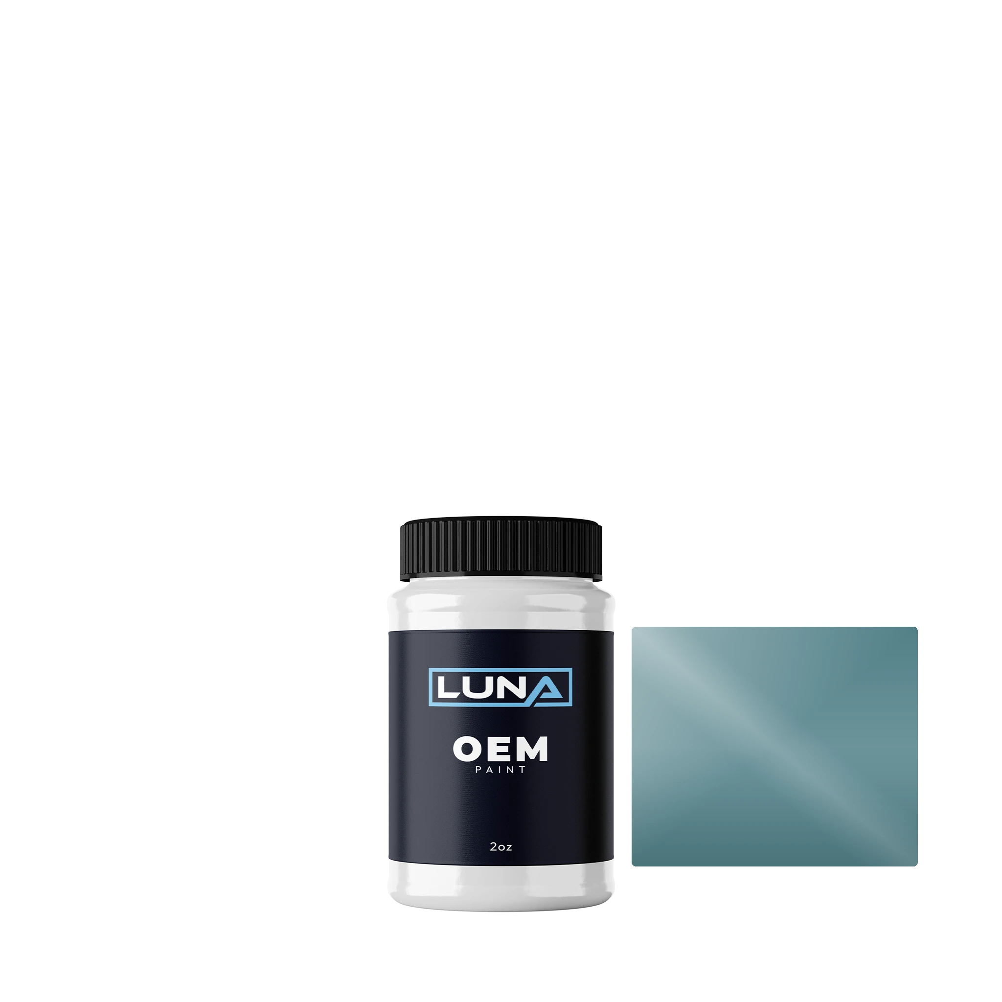 Maruti Ocean Blue M. 81B | Luna OEM Basecoat - 2oz Touch Up Bottle w/ Brush