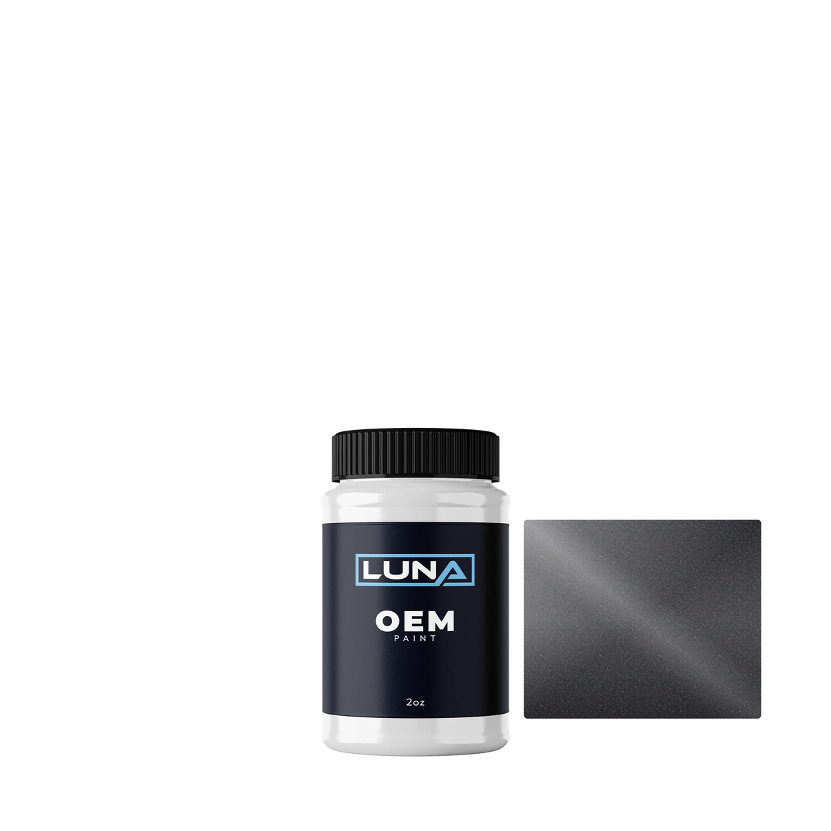 Mazda Rock Grey P. 47H | Luna OEM Basecoat - 2oz Touch Up Bottle w/ Brush
