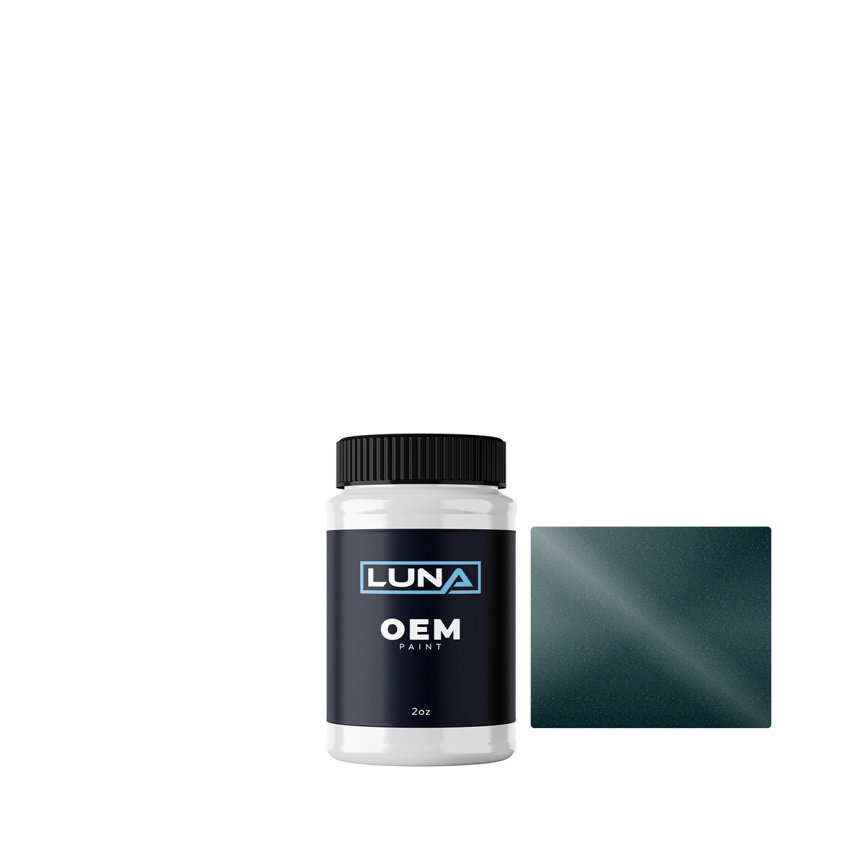 Jaguar Aquamarine P. 1839 | Luna OEM Basecoat - 2oz Touch Up Bottle w/ Brush