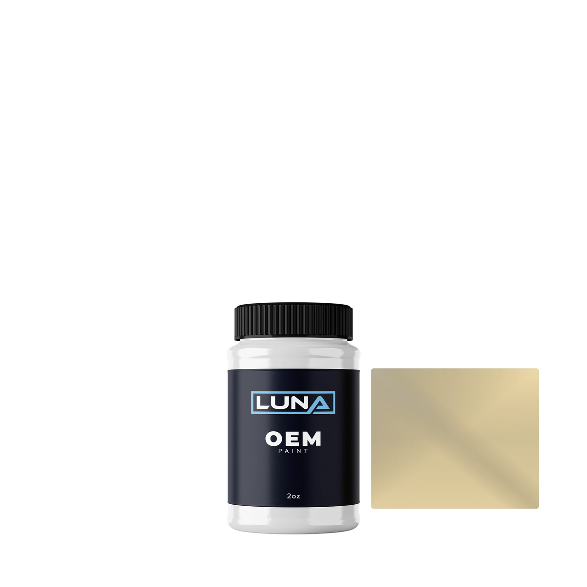 Nissan Greyish Yellow 339 | Luna OEM Basecoat - 2oz Touch Up Bottle w/ Brush