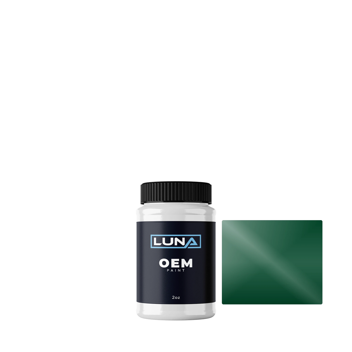 TVR Copper Green M. P422/P2382 | Luna OEM Basecoat - 2oz Touch Up Bottle w/ Brush