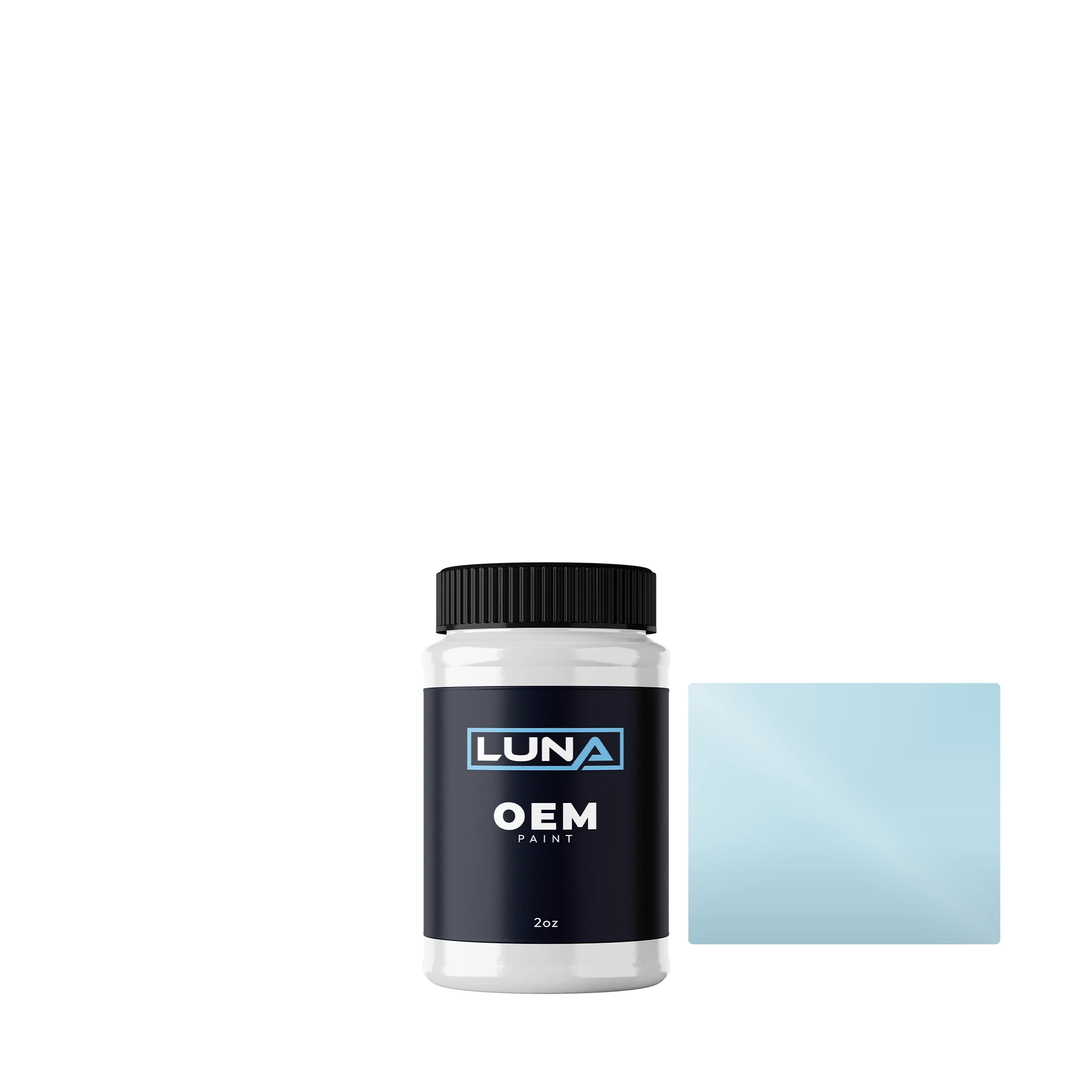 Ford Usa Alaskan Blue P. 4CB | Luna OEM Basecoat - 2oz Touch Up Bottle w/ Brush