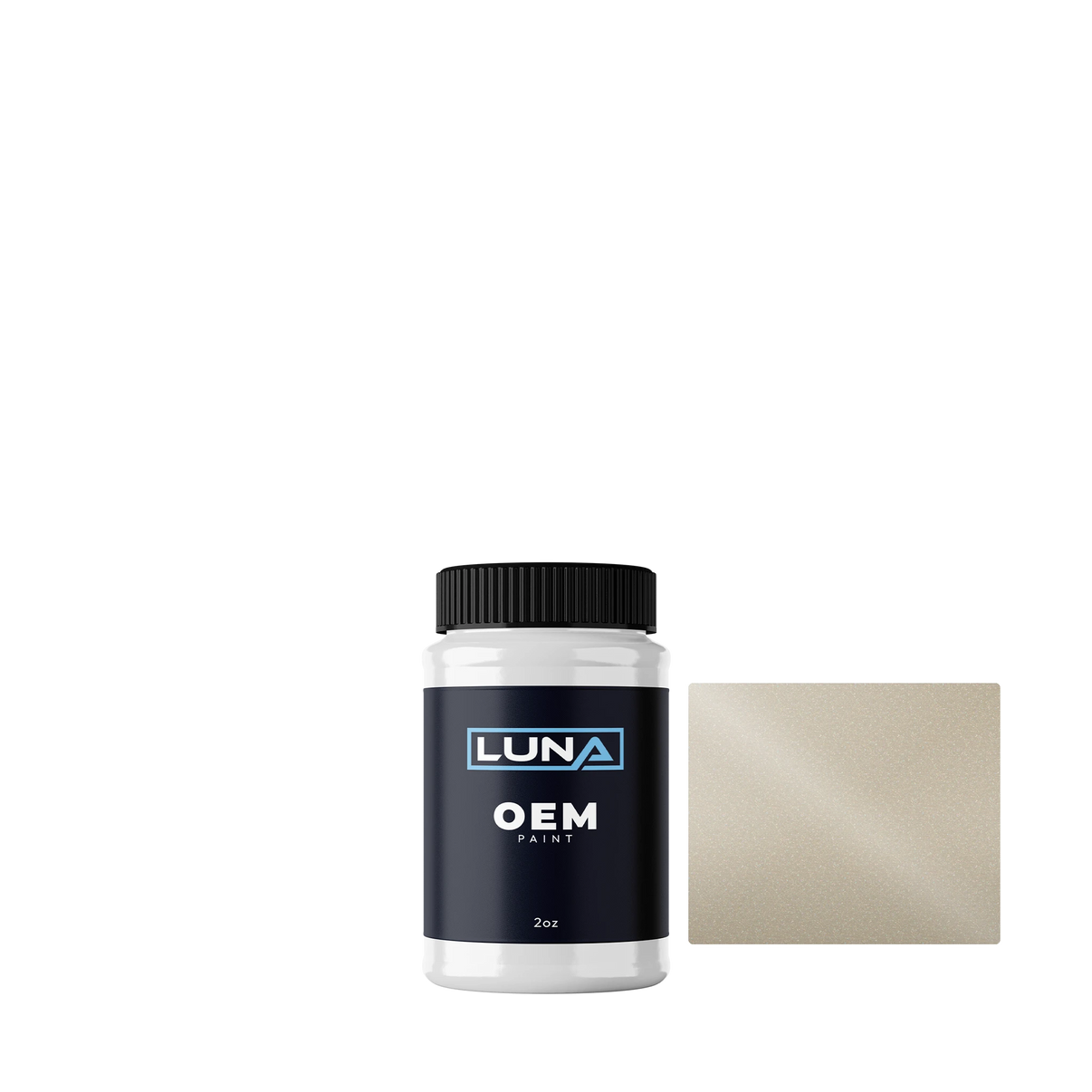 Audi | VW Perlmuttweiss M. L0A9 | Luna OEM Basecoat - 2oz Touch Up Bottle w/ Brush